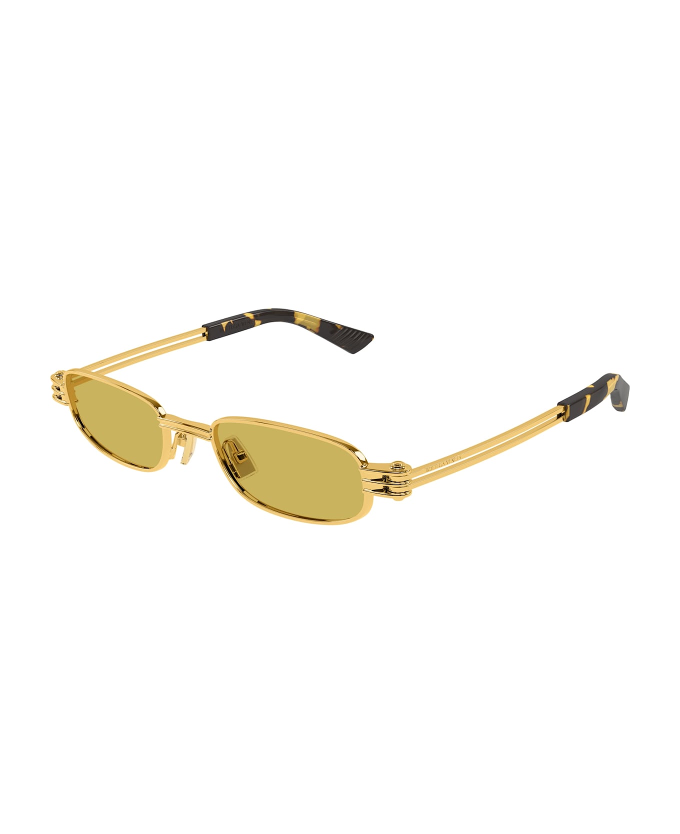 Bottega Veneta Eyewear Bv1381s-002 - Gold Sunglasses - Gold
