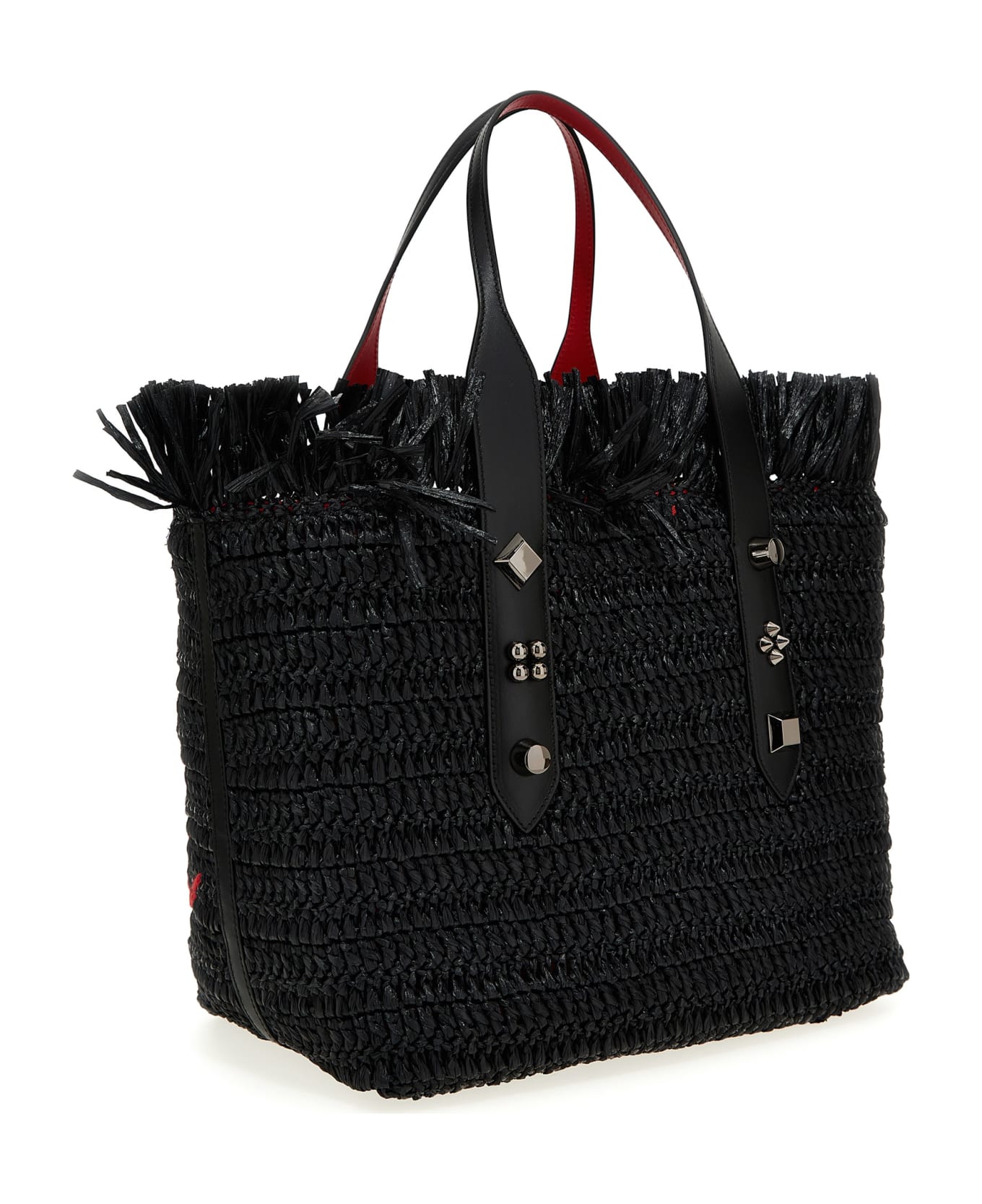 Christian Louboutin X Ross De Palma 'frangibus Medium' Shopping Bag - Black  
