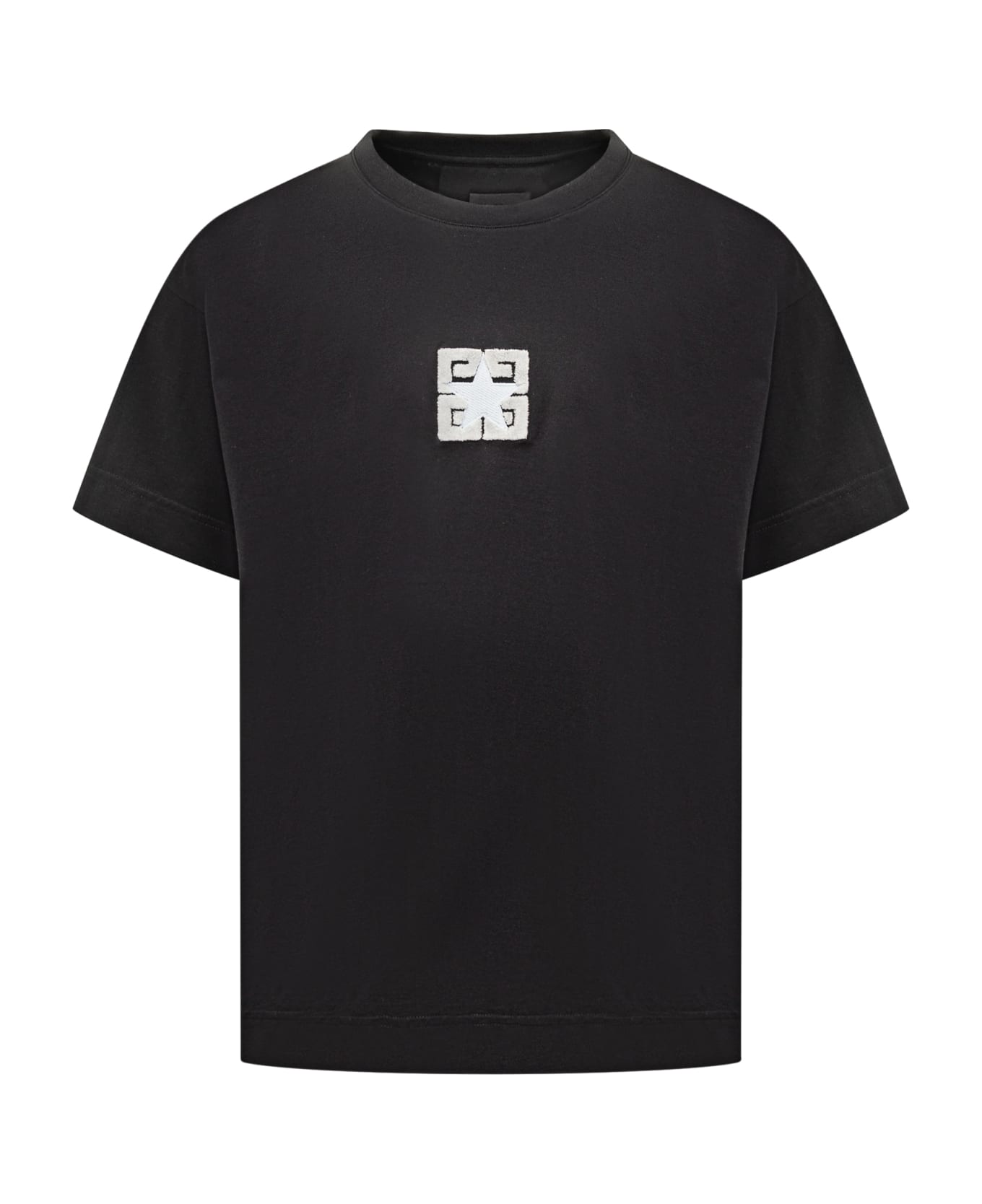 Givenchy 4g Star Boxy Crewneck T-shirt - BLACK