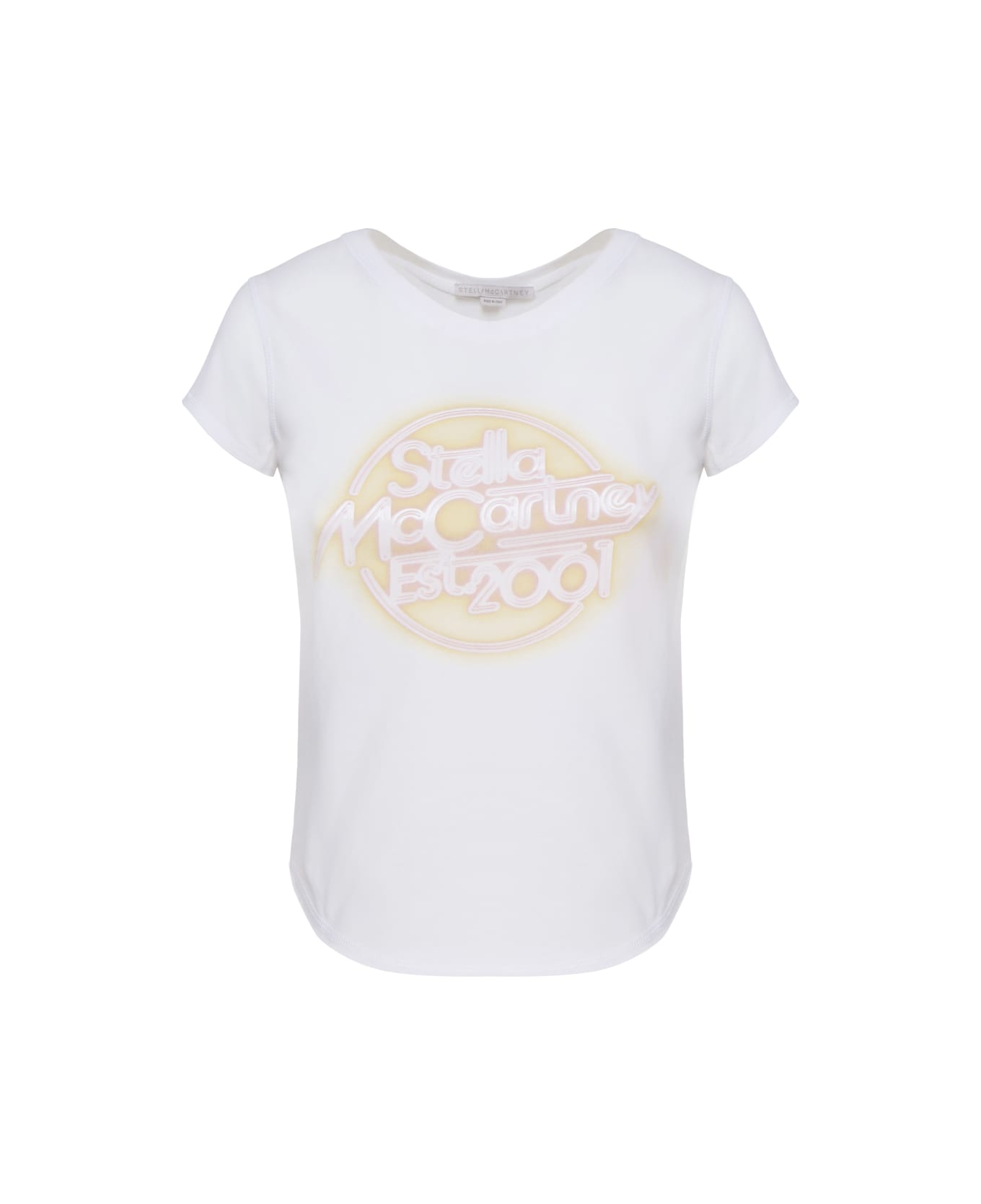 Stella McCartney T-shirt With Print - Pure white Tシャツ
