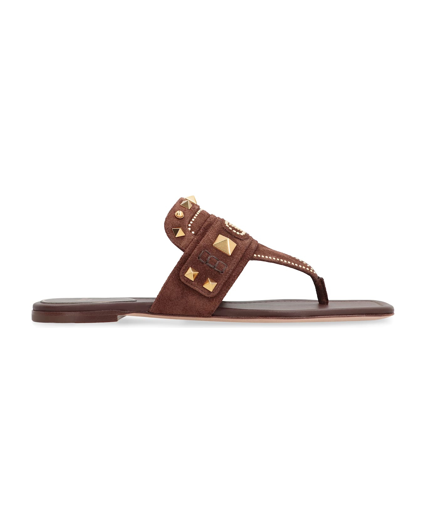 Valentino Garavani Plaster Caster Suede Sandals - brown