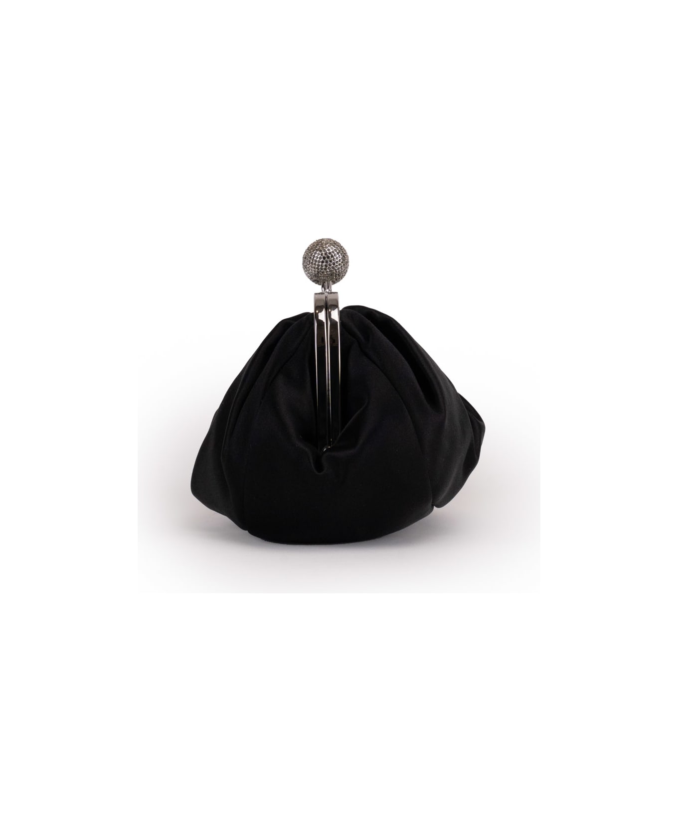 Weekend Max Mara Pasticcino Bag Small In Satin - Nero