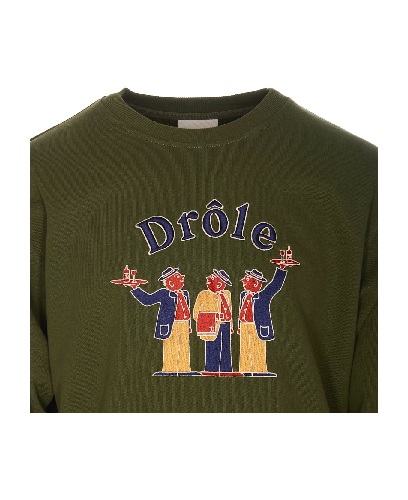 Drôle de Monsieur Le Crillon Sweatshirt - Green