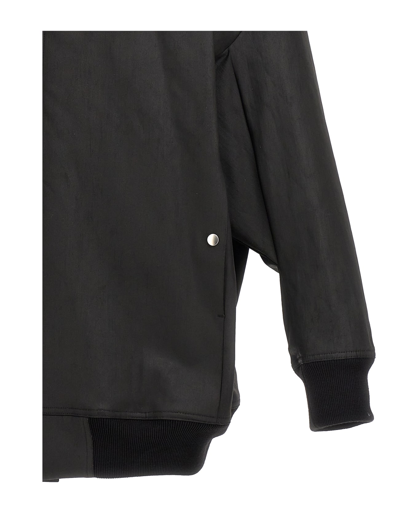 Rick Owens 'jumbo Peter Flight' Jacket - Black