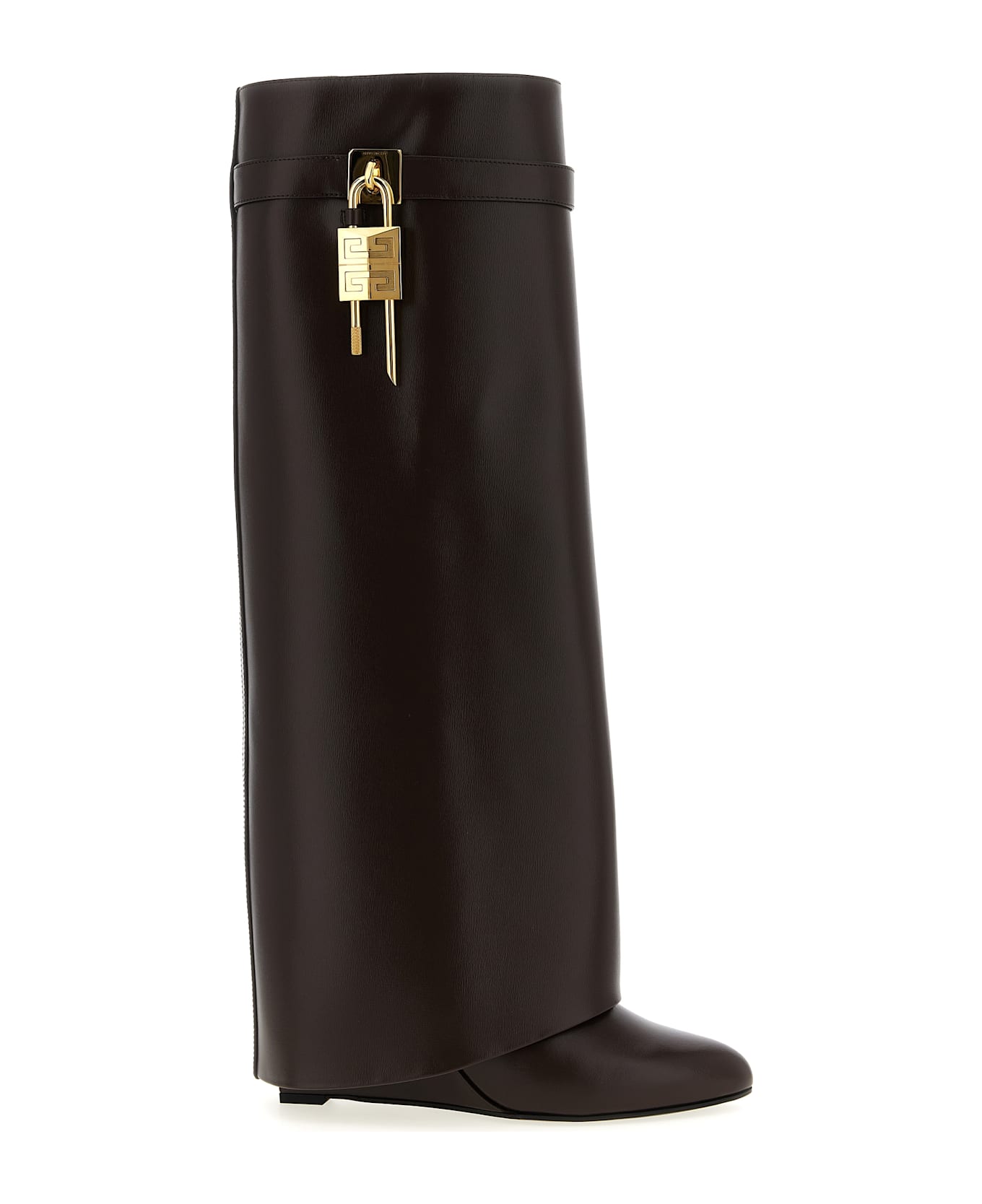 Givenchy 'shark Lock' Boots - Brown