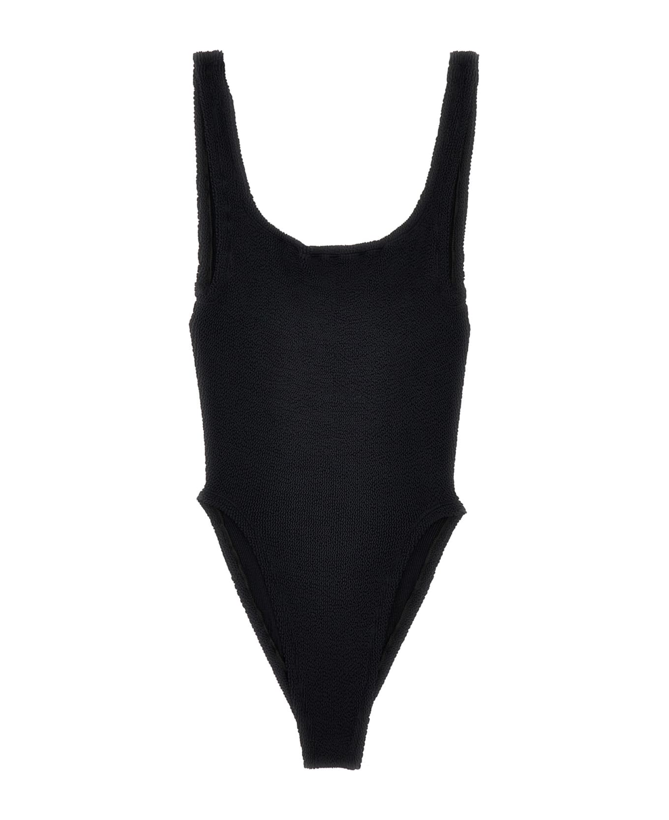 Hunza G Costume Intero 
square Neck
 - Black  