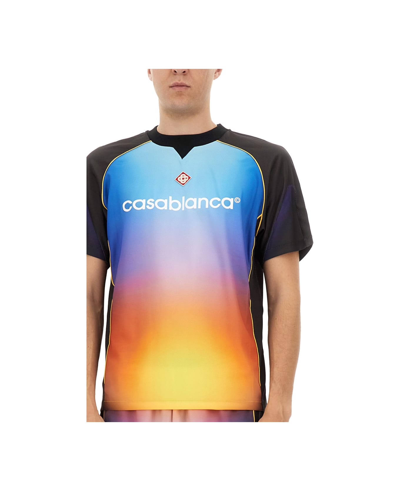 Casablanca 
football
 T-shirt - MULTICOLOUR