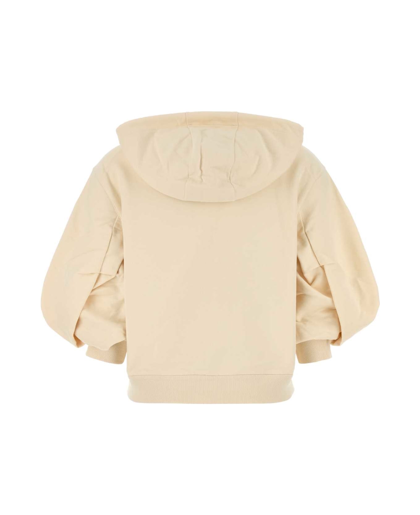 Moncler Cream Cottons Sweatshirt - 050