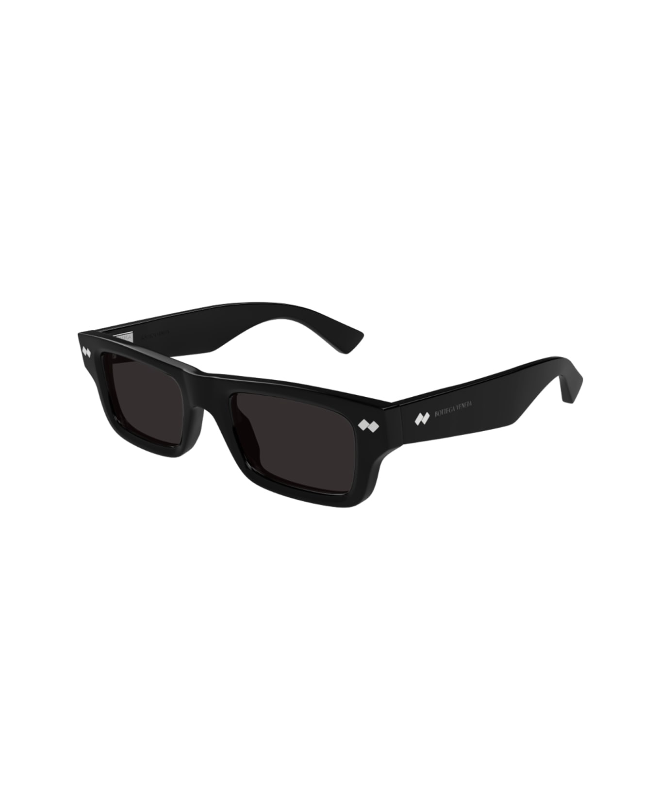 Bottega Veneta Eyewear Bottega Veneta Bv1351s Linea Ribbon 001 Black Grey Sunglasses - Nero