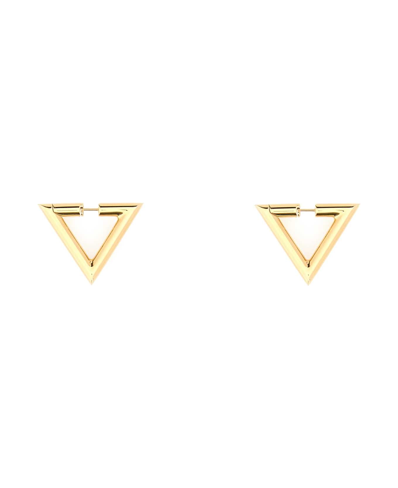 Valentino Garavani Gold Metal V Detail Earrings - ORO18