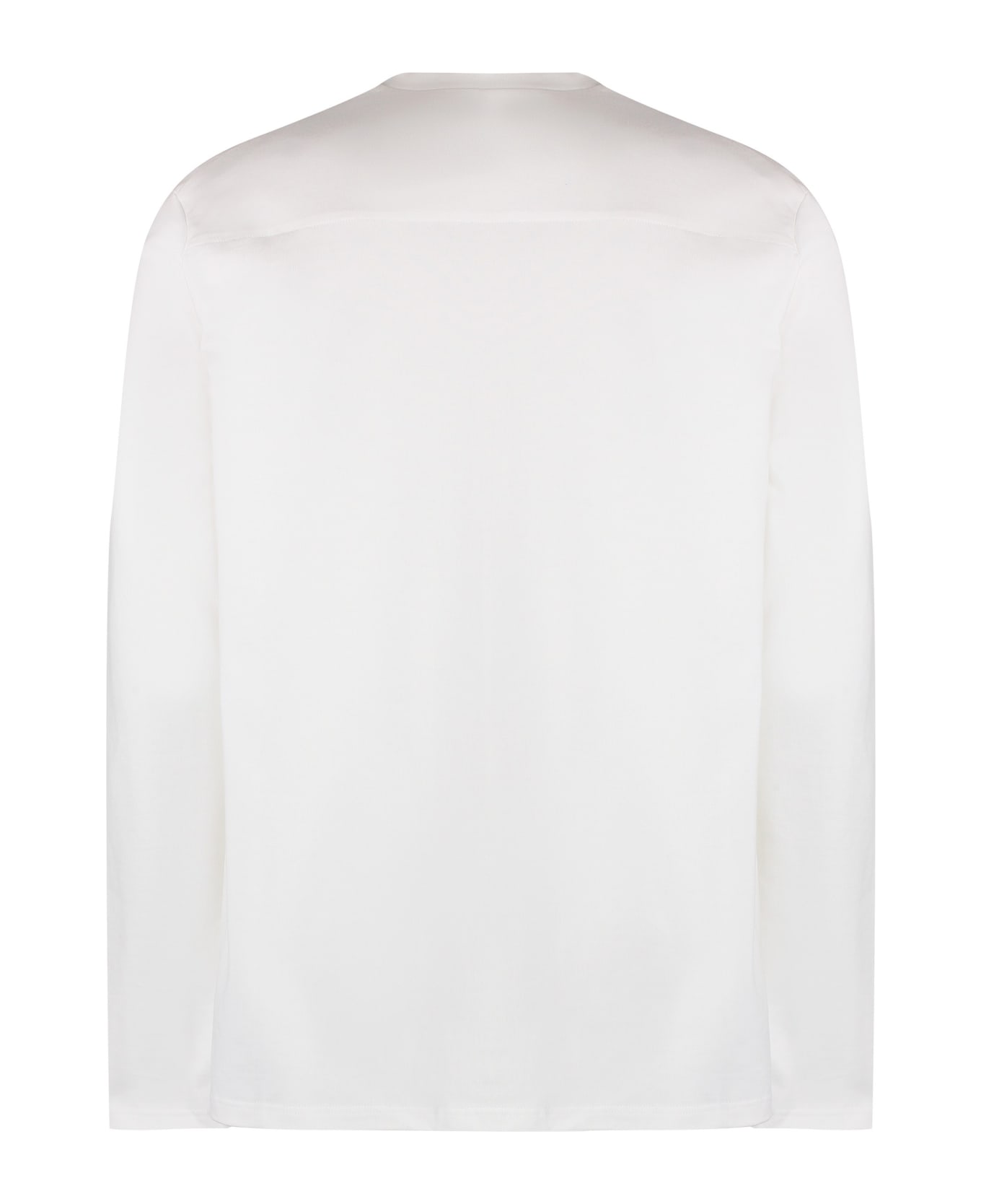 Jil Sander Long Sleeve Cotton T-shirt - White