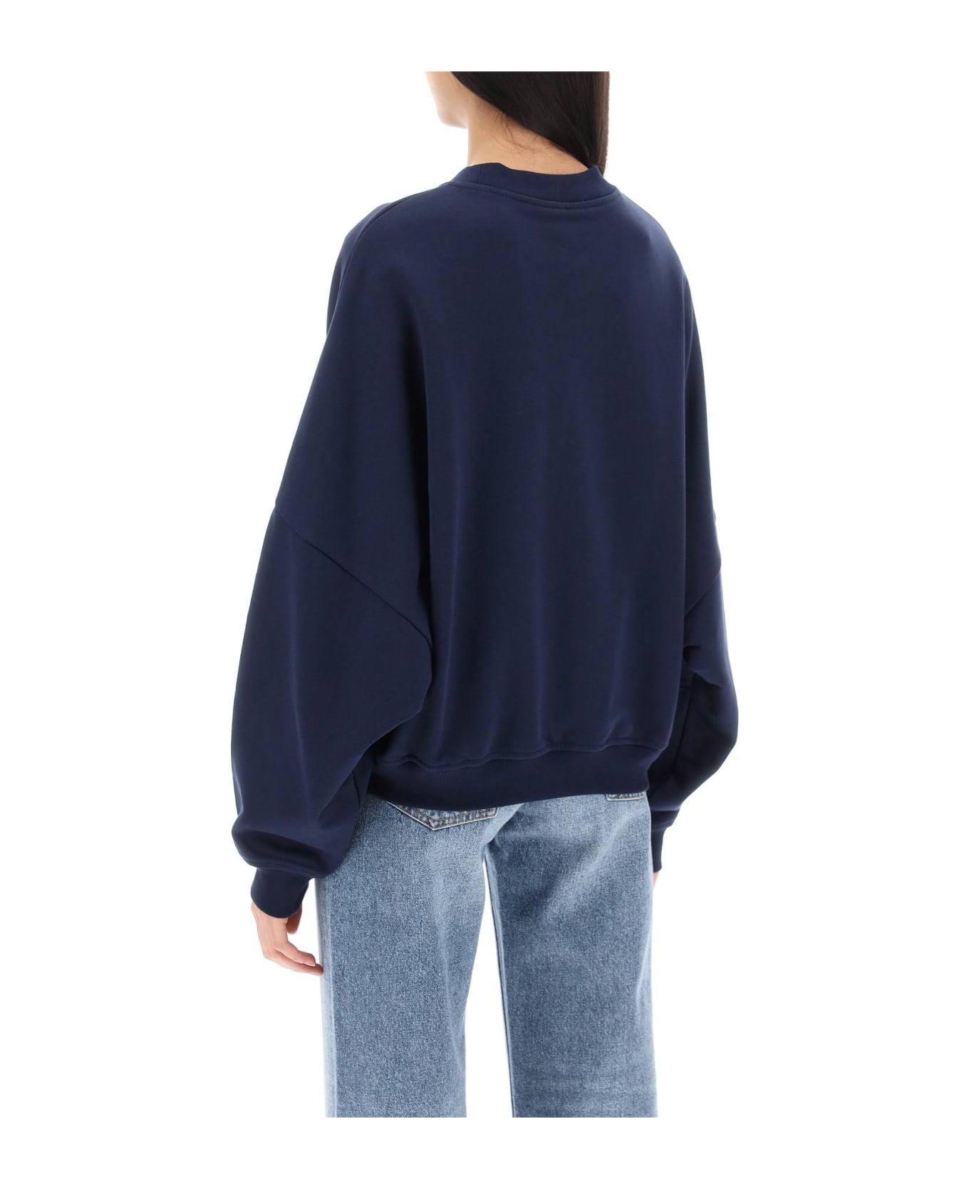 Marni Sweatshirt With Logo - Blue フリース