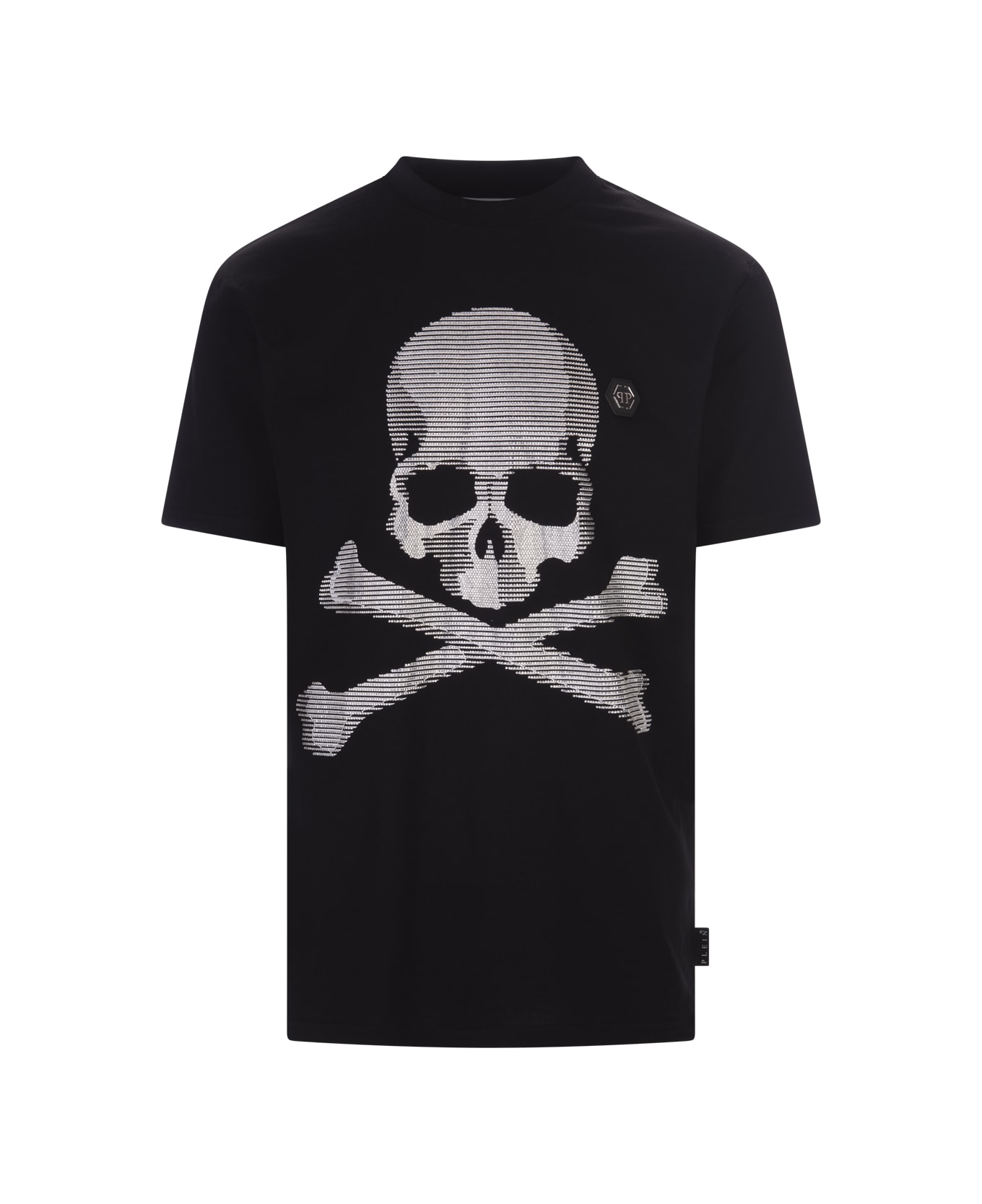 Philipp Plein Logo Skull T-shirt - Black
