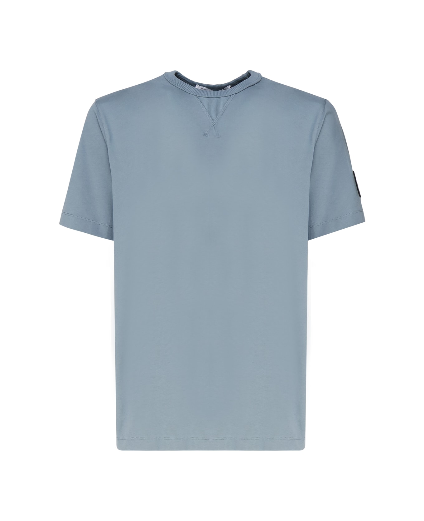 Calvin Klein Cotton T-shirt With Crest - Blue