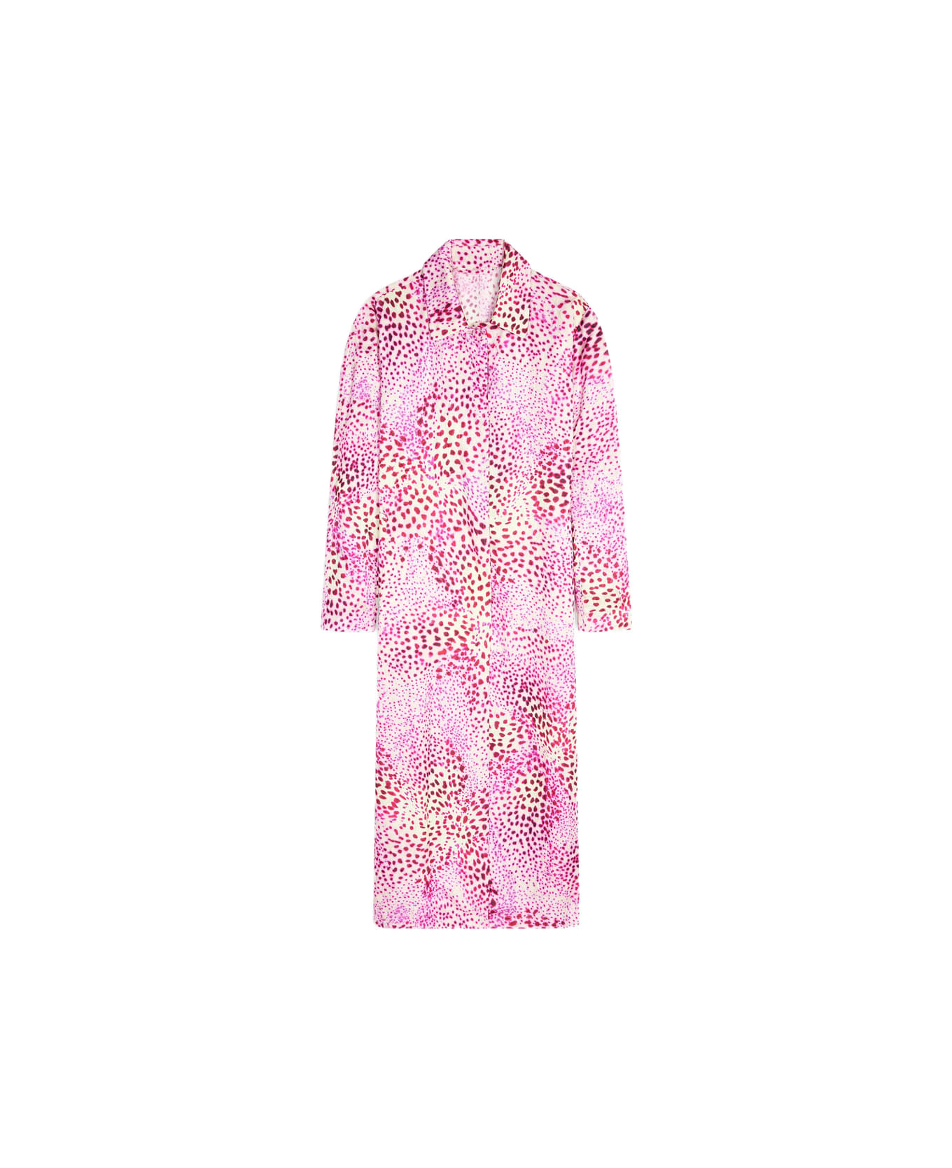 Dries Van Noten Coat - PINK/WHITE