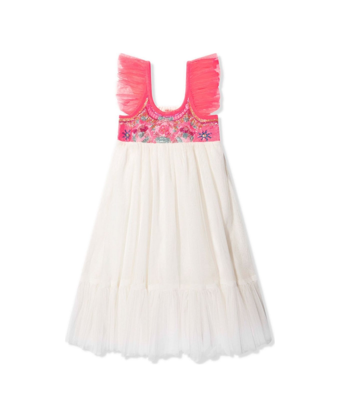 Billieblush Dress - P White ワンピース＆ドレス