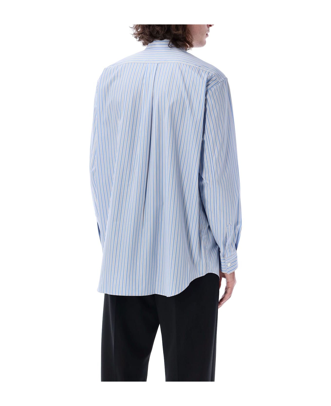 Comme des Garçons Shirt Stripes Shirt - LIGHT BLUE STRIPES 121