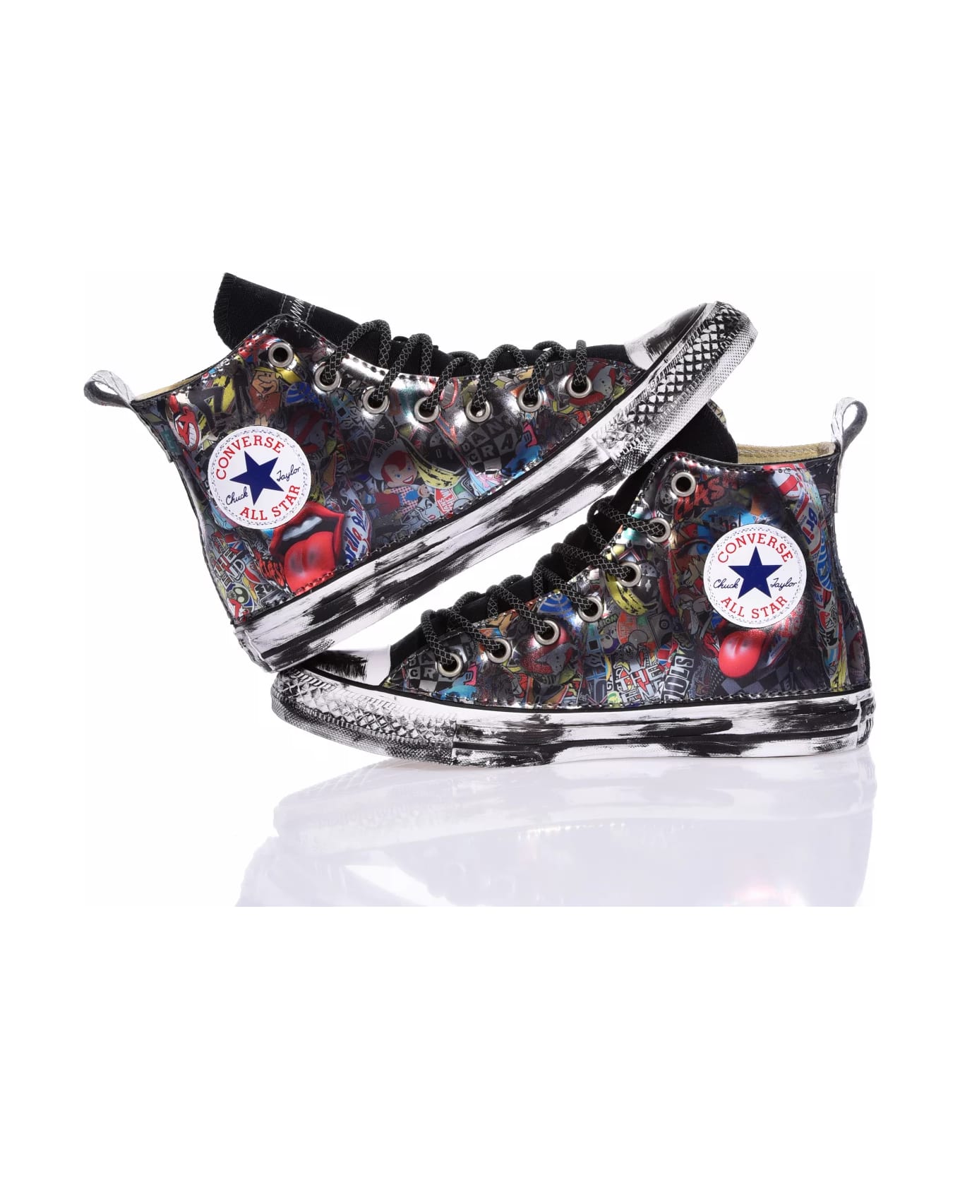 Mimanera Converse All Star Pop Stickers Mimanera Customized Sneakers