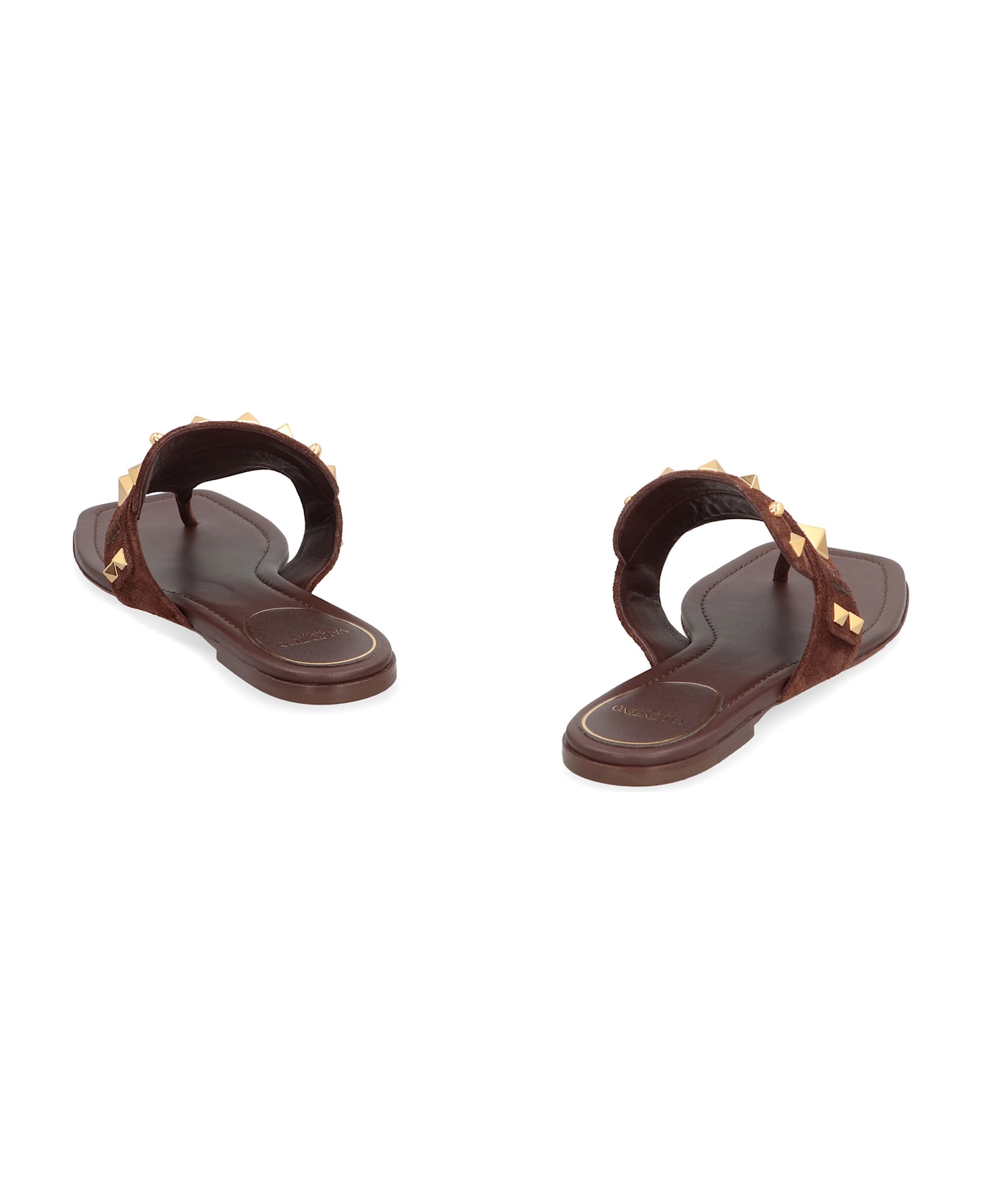 Valentino Garavani Plaster Caster Suede Sandals - brown