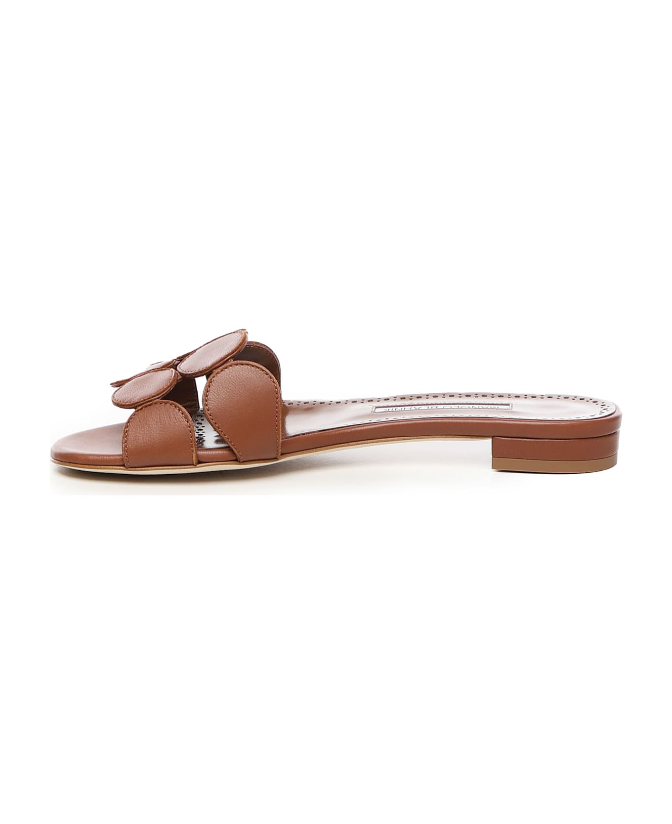 Manolo Blahnik Haribalmufalt Sandals - Brown