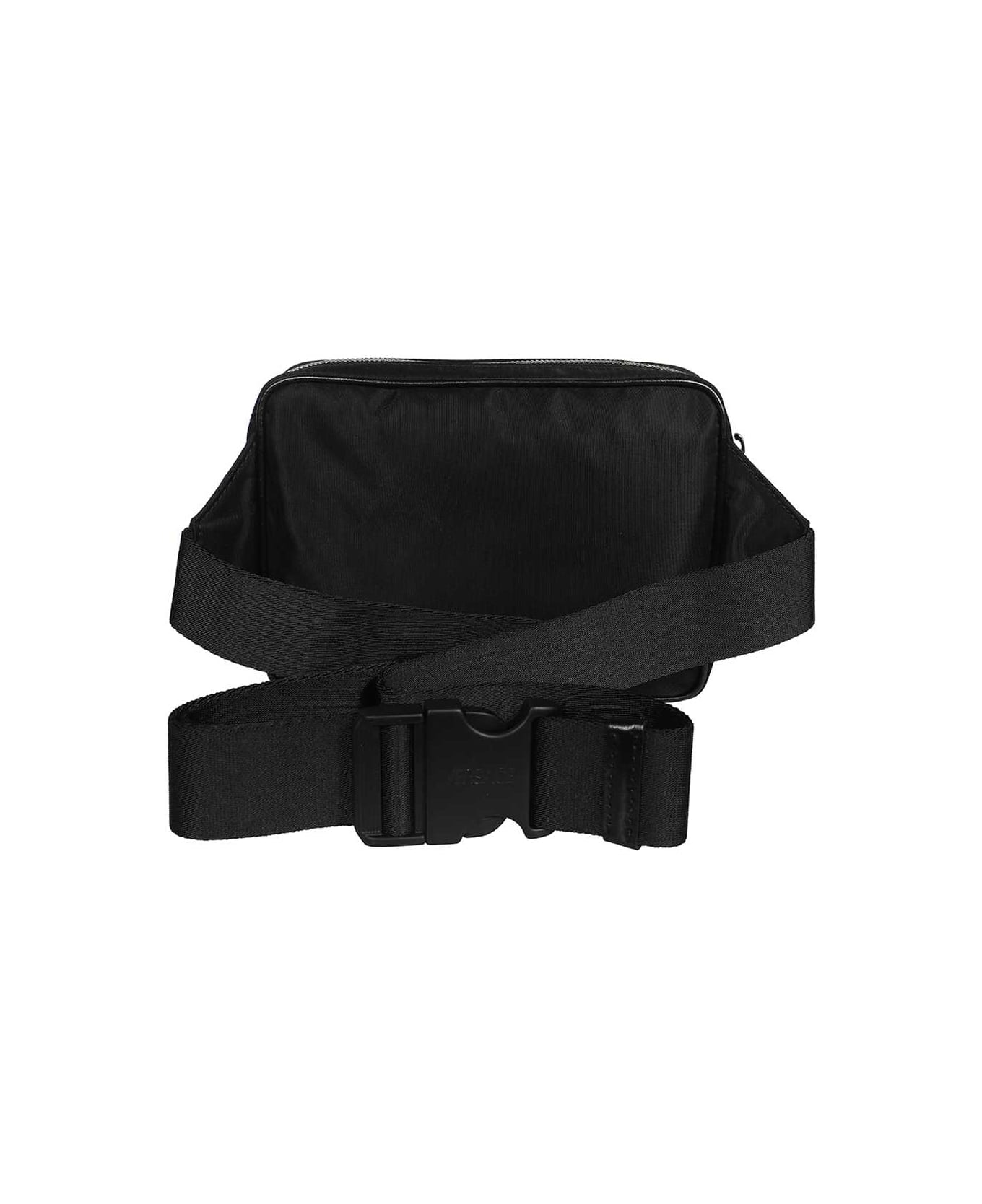 Versace Belt Bag With Logo - black