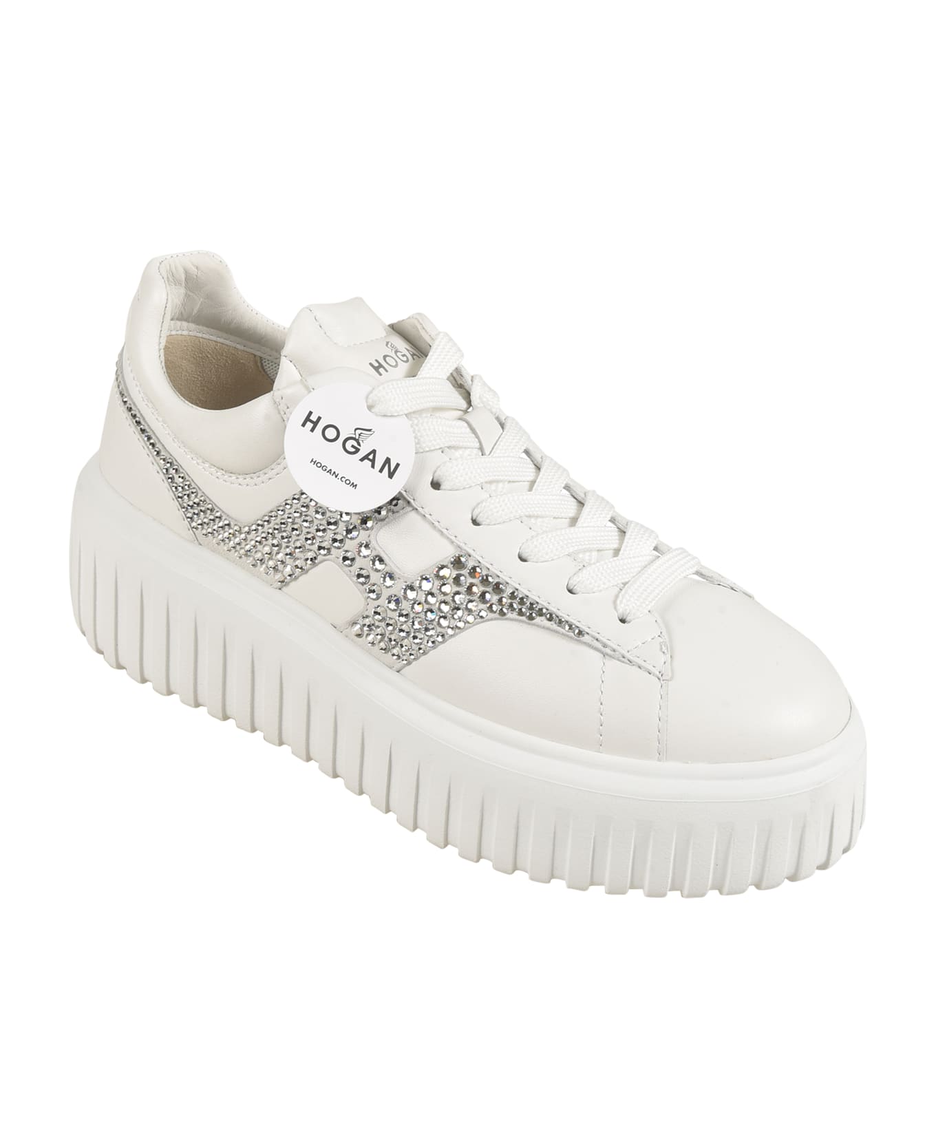 Hogan H-stripes Sneakers - White