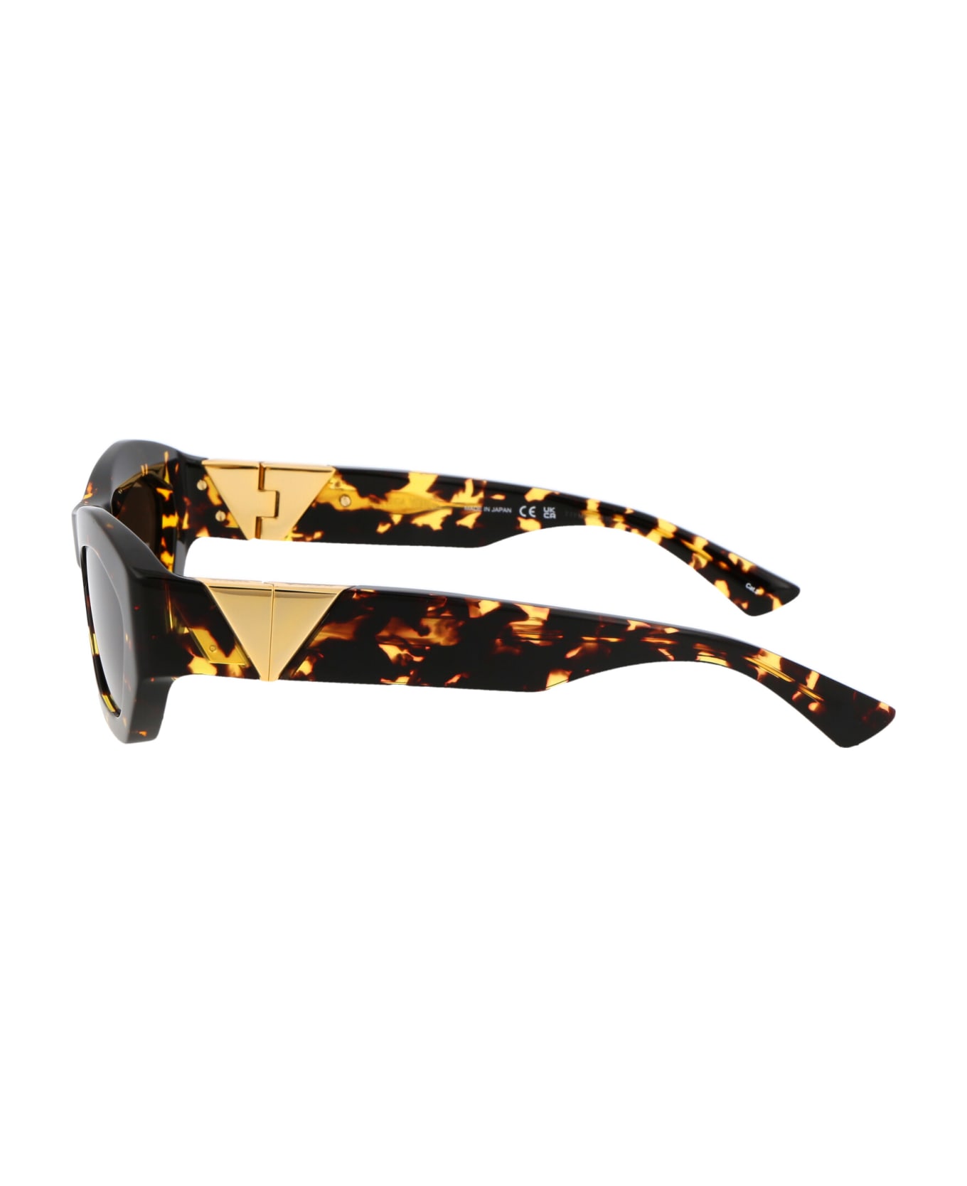 Bottega Veneta Eyewear Bv1221s Sunglasses - 002 HAVANA HAVANA BROWN
