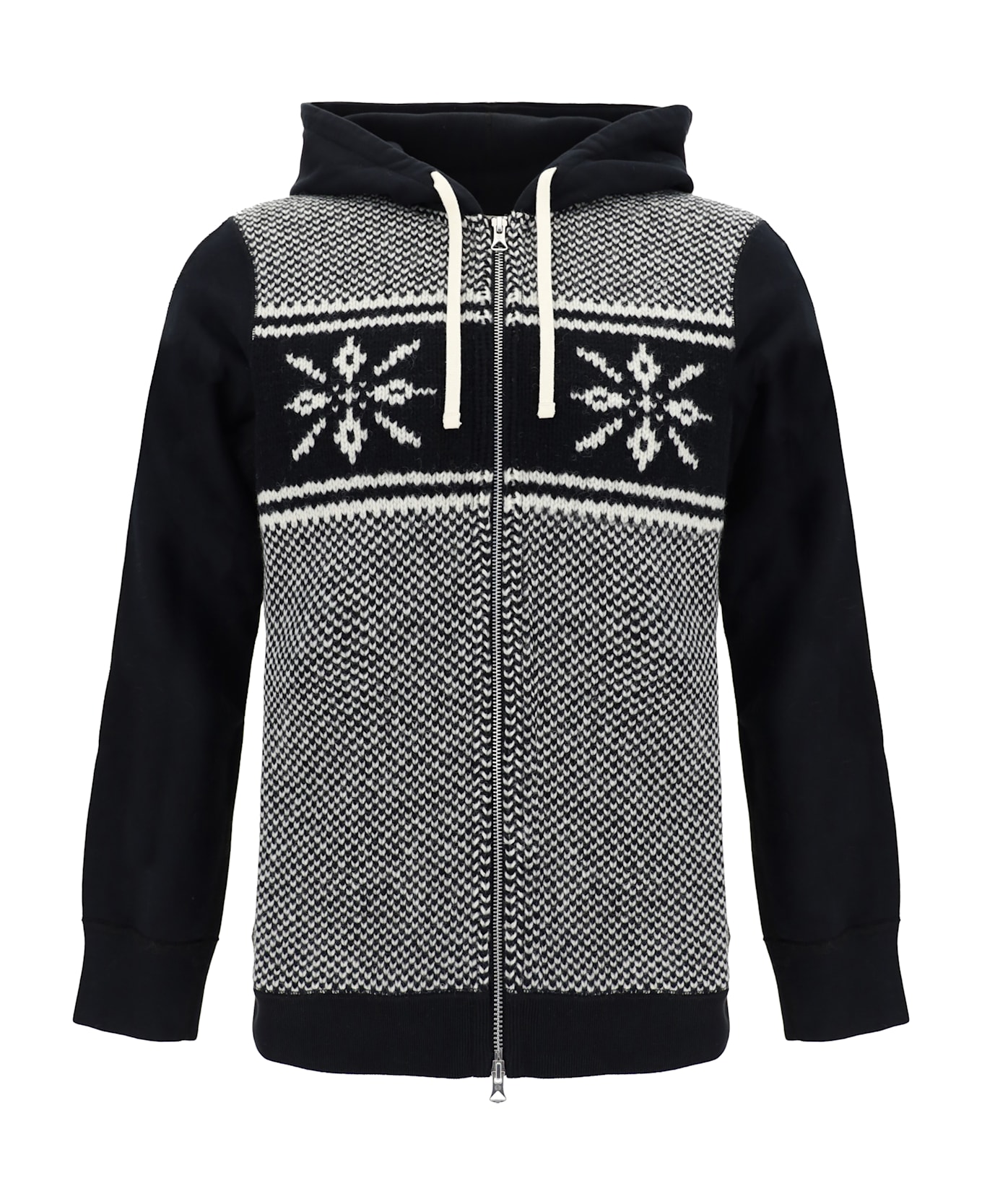 Junya Watanabe Cotton And Wool Hoodie
