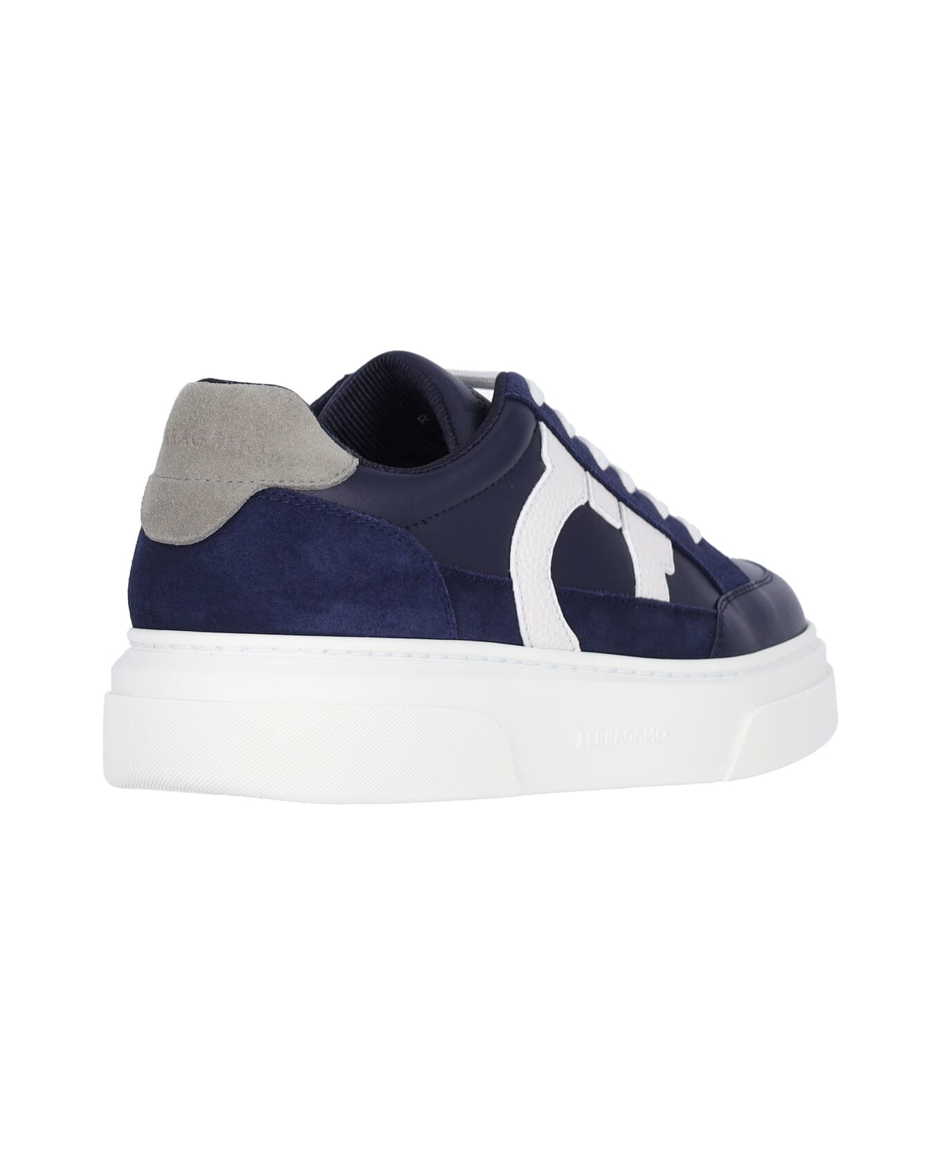 Ferragamo "gancini" Low-top Sneakers - Blue スニーカー