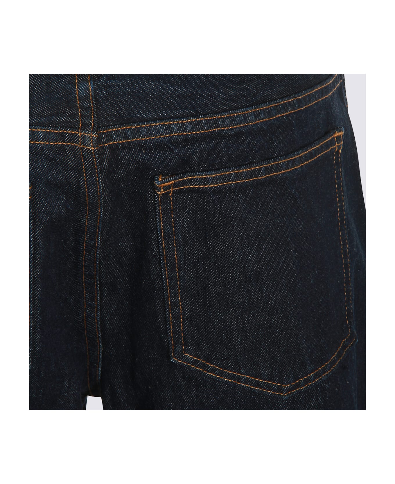 Khaite Dark Blue Cotton Jeans - BENSON