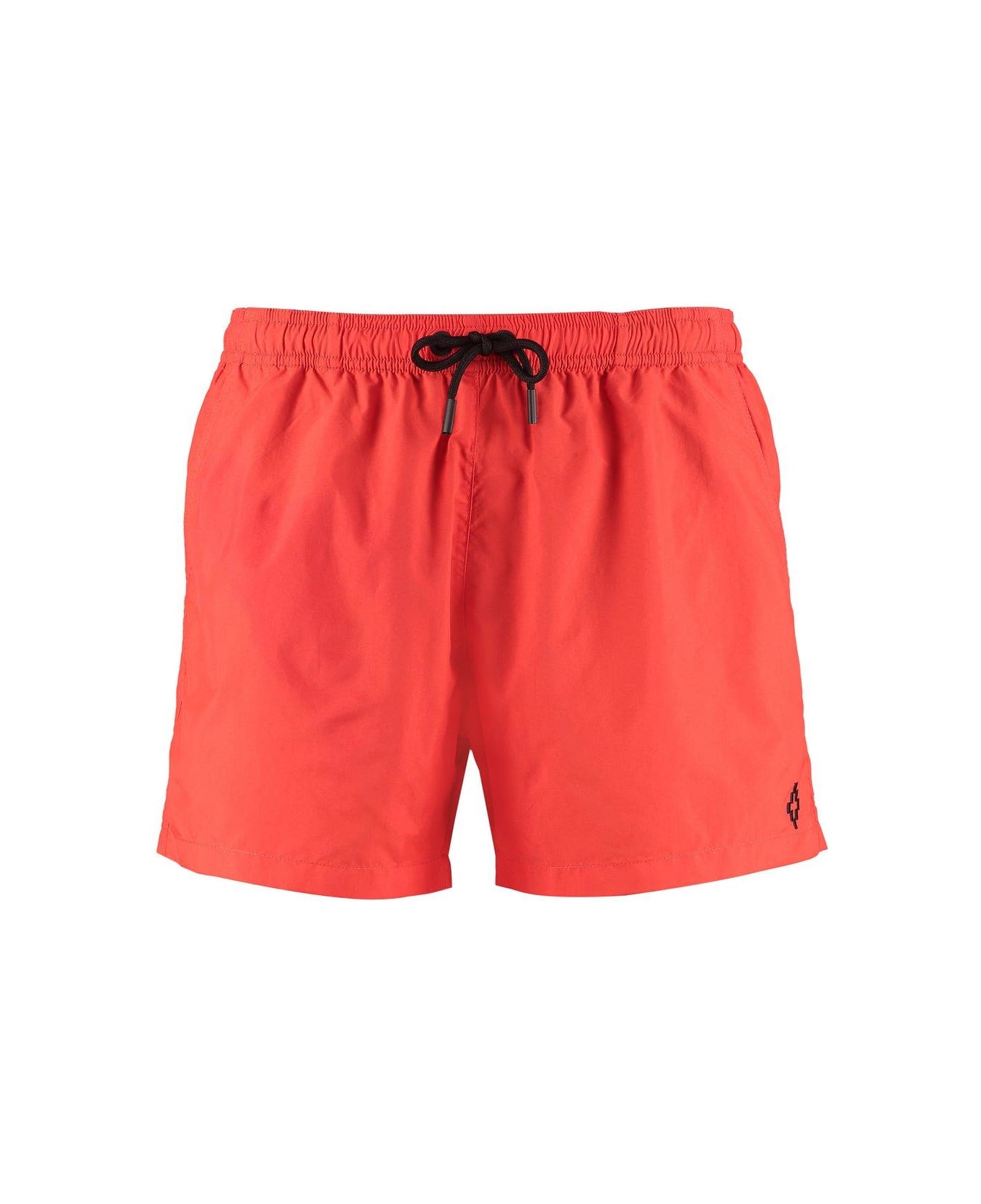 Marcelo Burlon Drawstring Swim Shorts - Red ショートパンツ