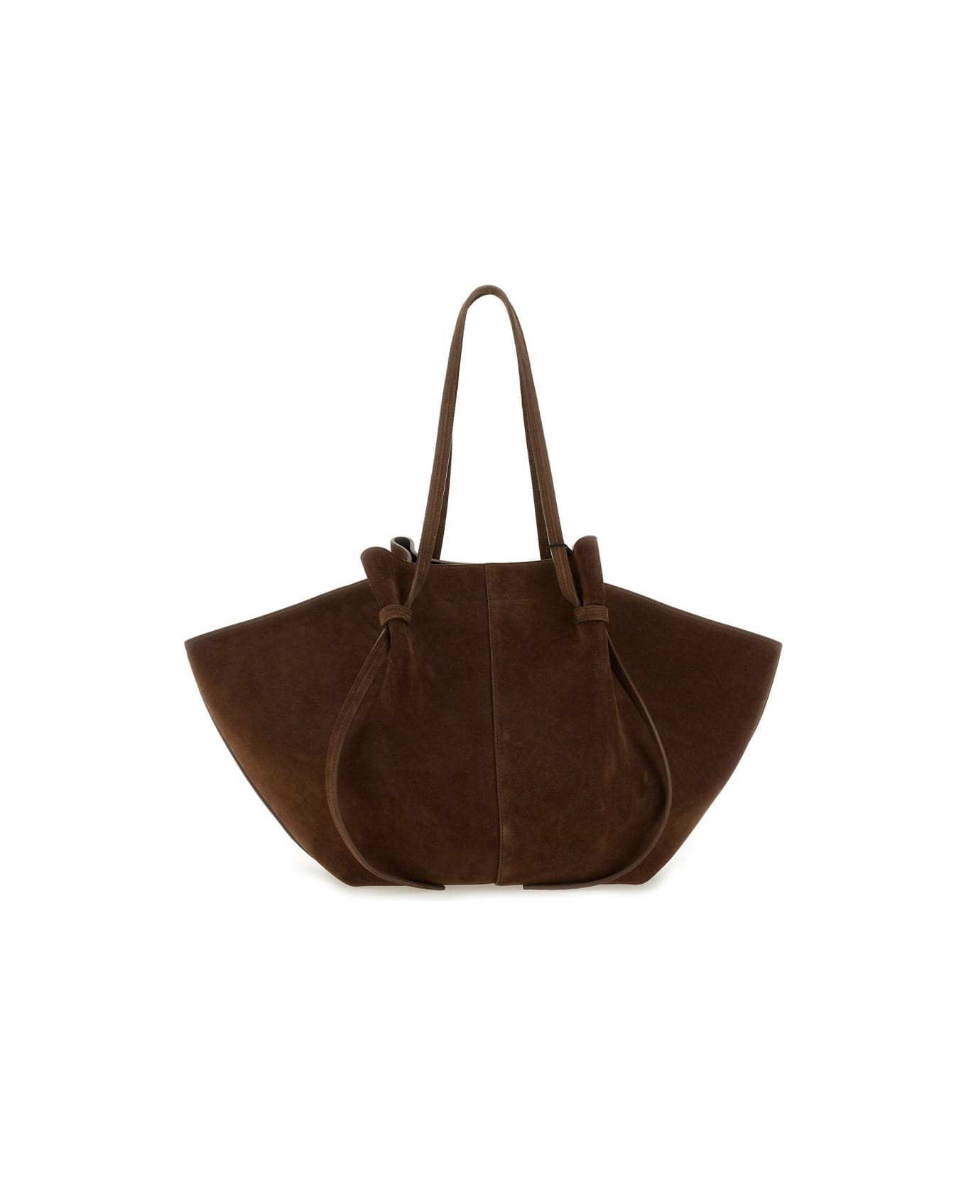 YUZEFI Large "mochi" Bag - DARK BROWN
