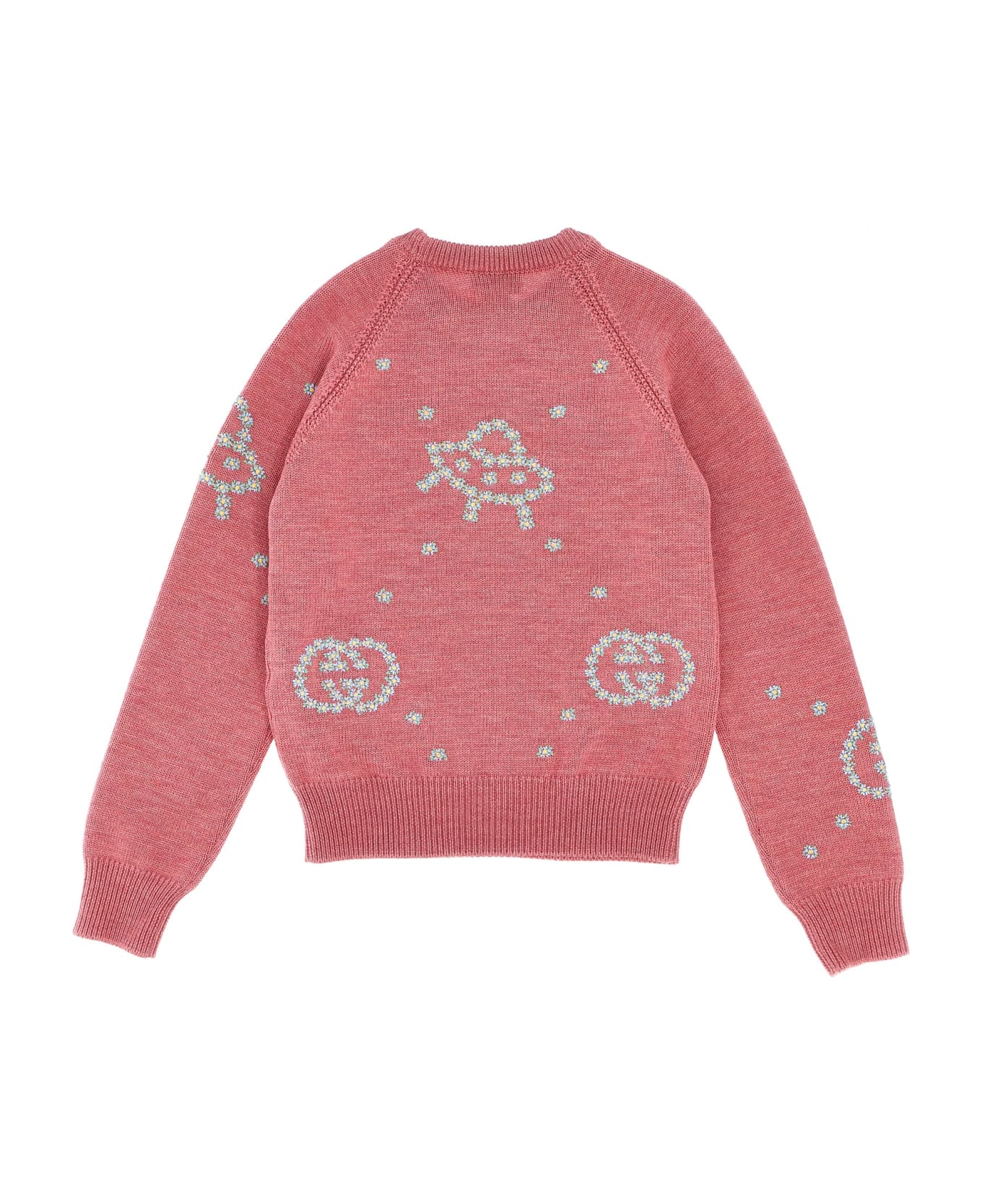 Gucci 'above All' Embroidery Sweater - Pink