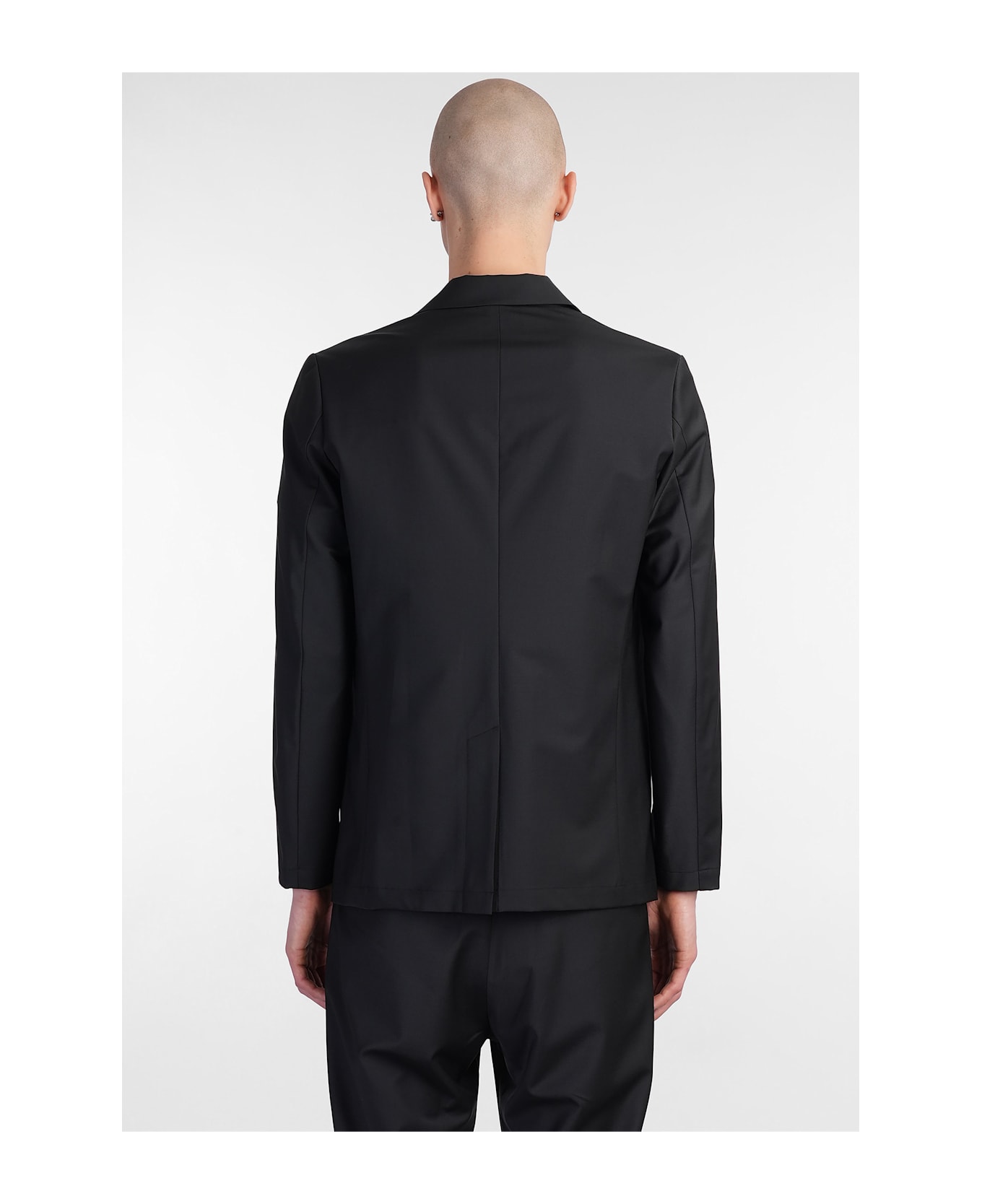 Attachment Blazer In Black Polyester - black