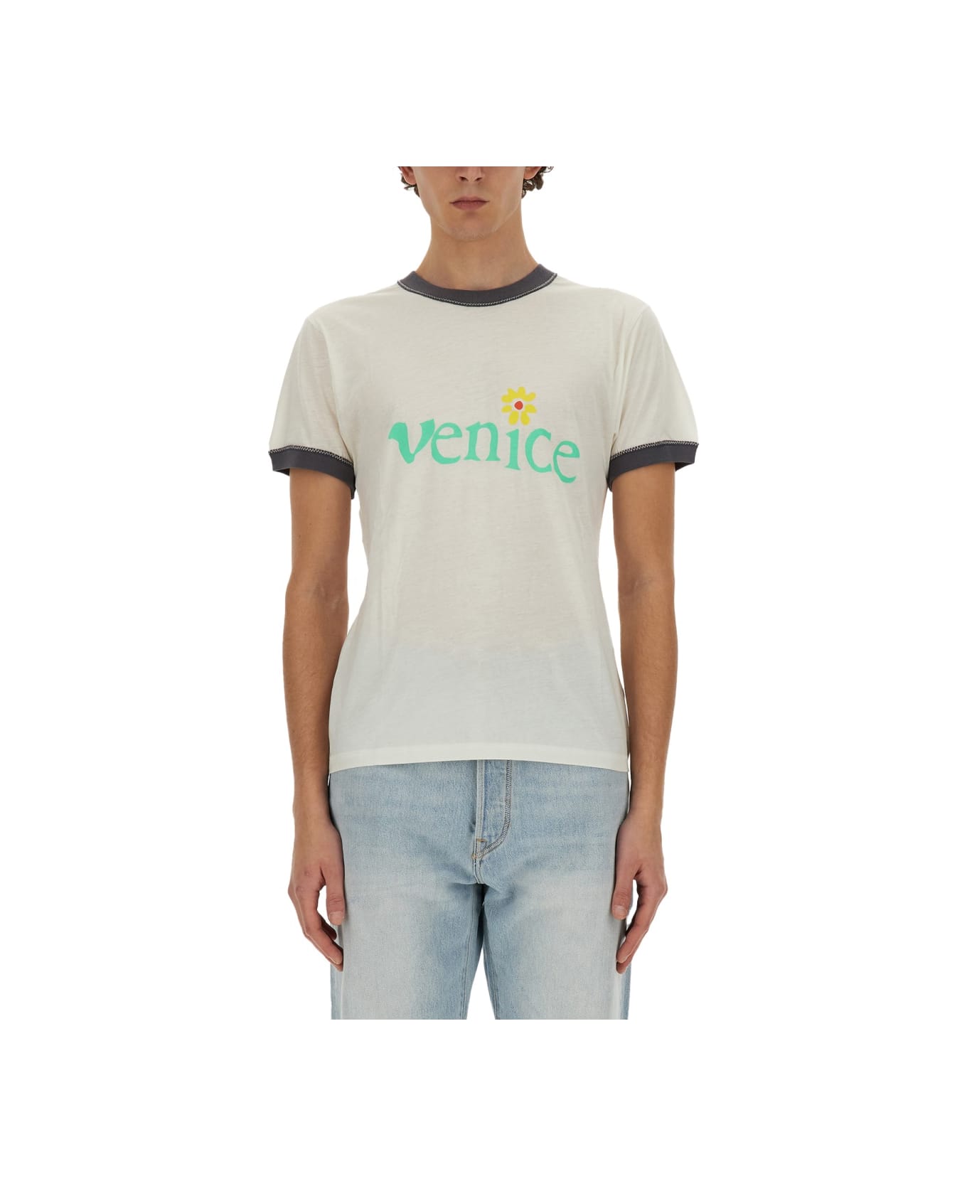 ERL T-shirt "venice" - WHITE
