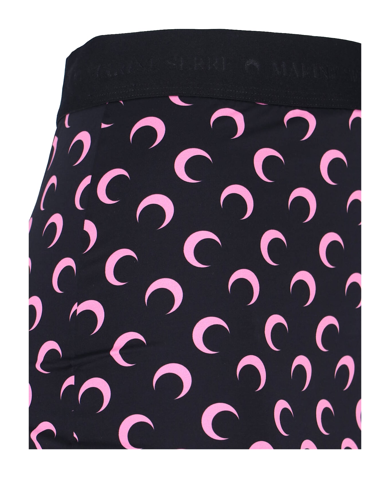 Marine Serre 'moon' Midi Skirt - Black  