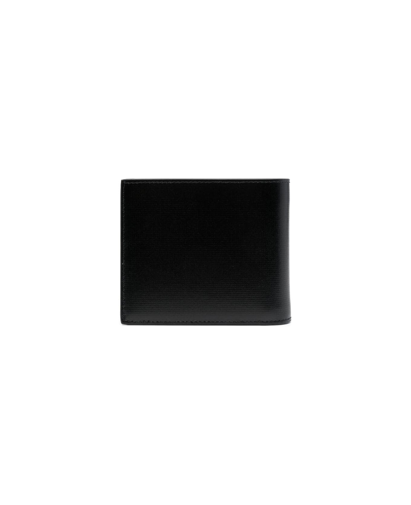 Givenchy Wallet In Black Classique 4g Leather - Black