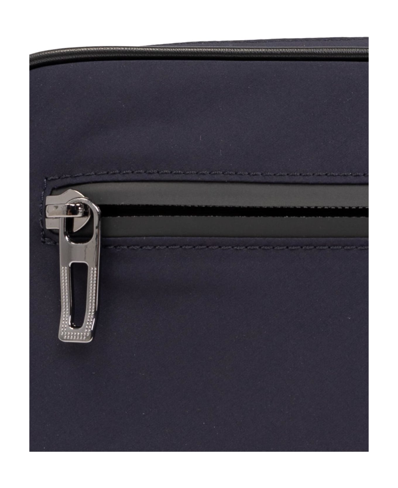 Emporio Armani Belt Bag With Logo - Blu
