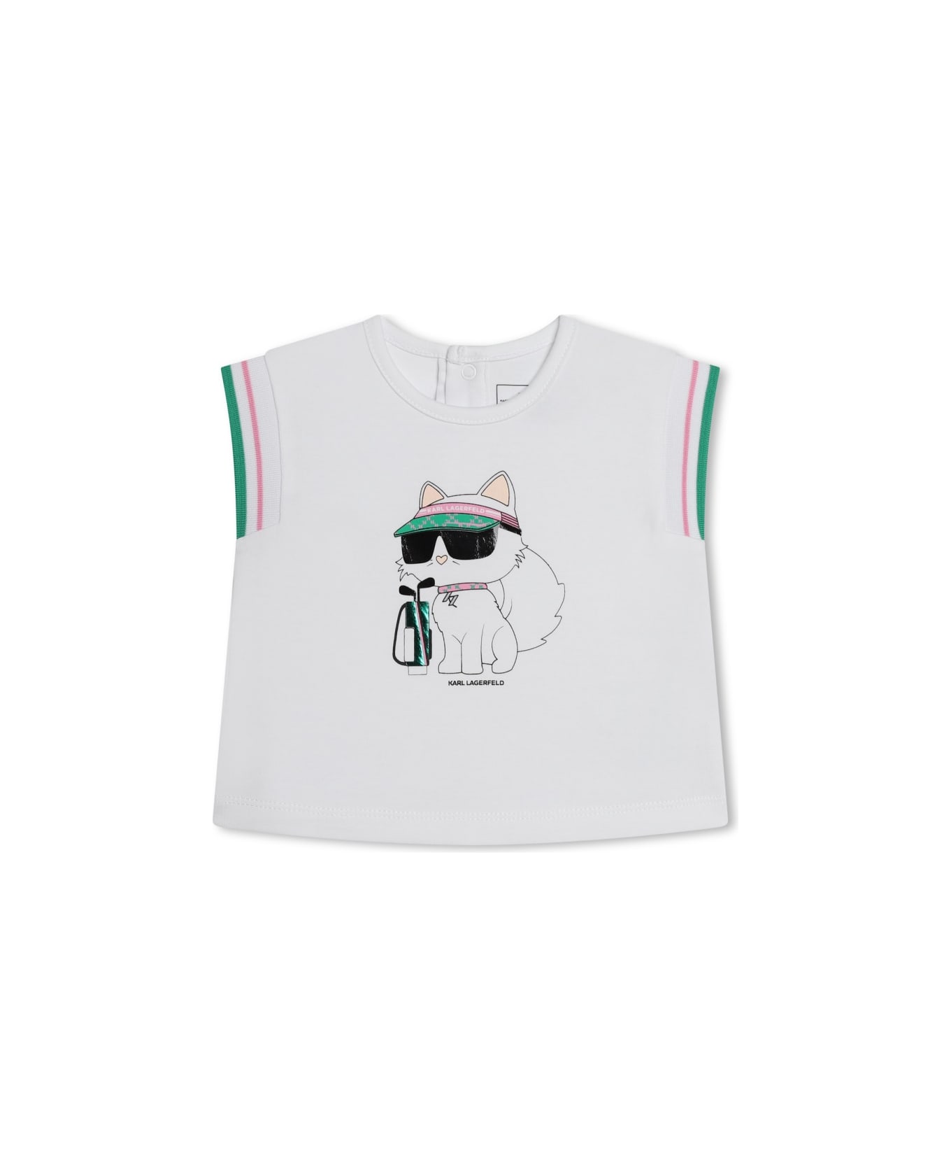 Karl Lagerfeld Tee Shirt+short - WHITE