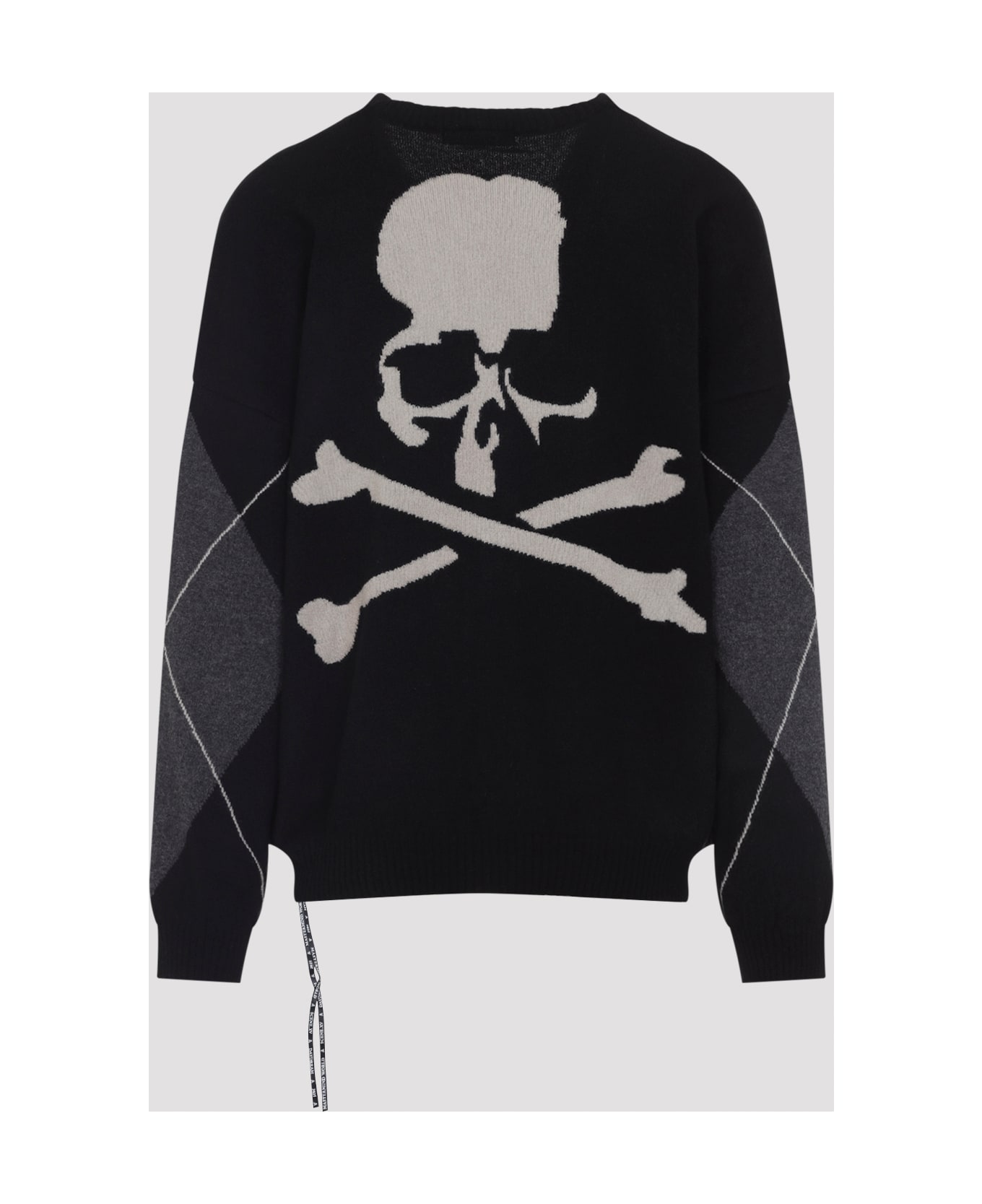 MASTERMIND WORLD Argyle Cardigan - Black