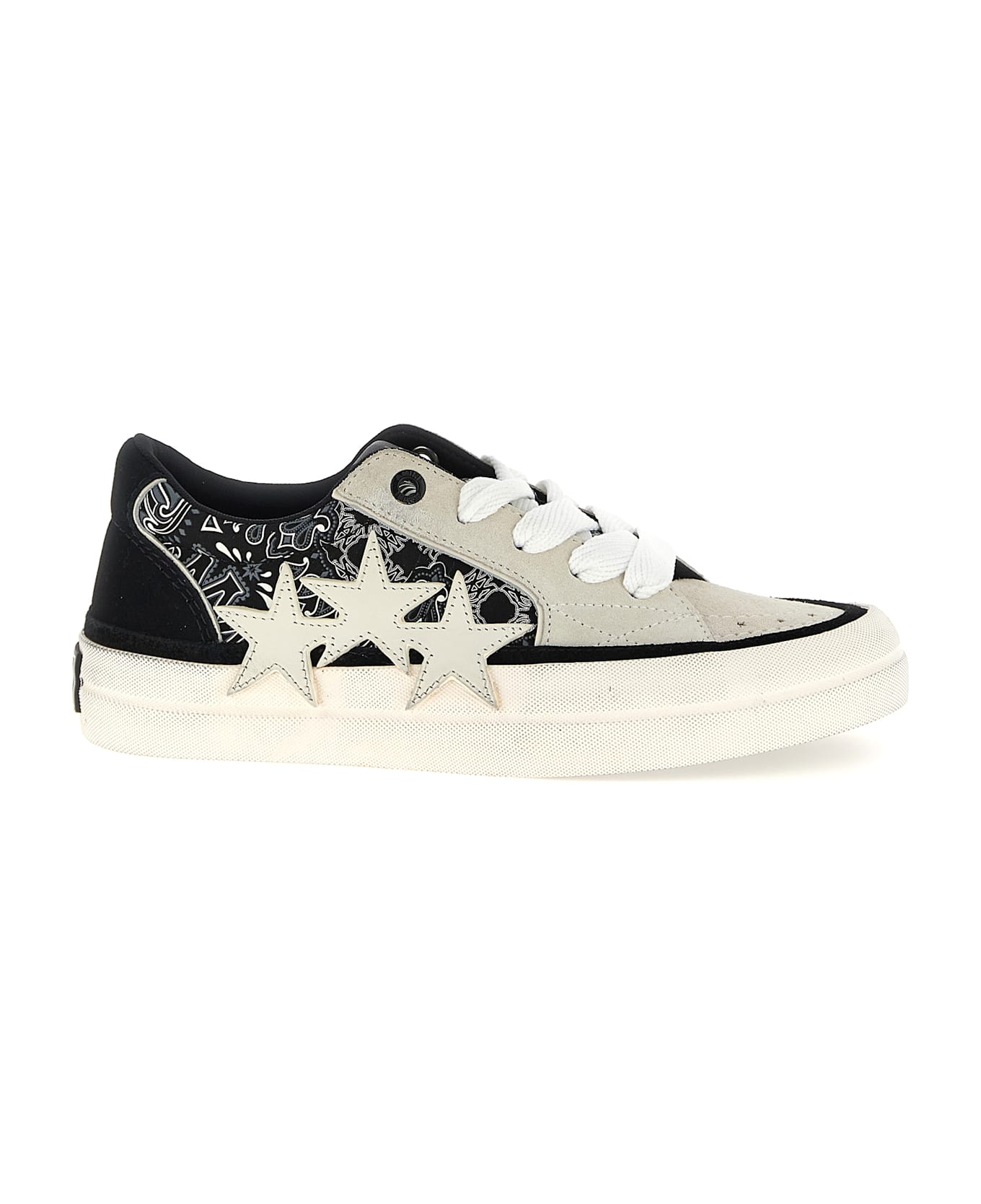 AMIRI 'bandana Sunset Skate' Sneakers - White/Black