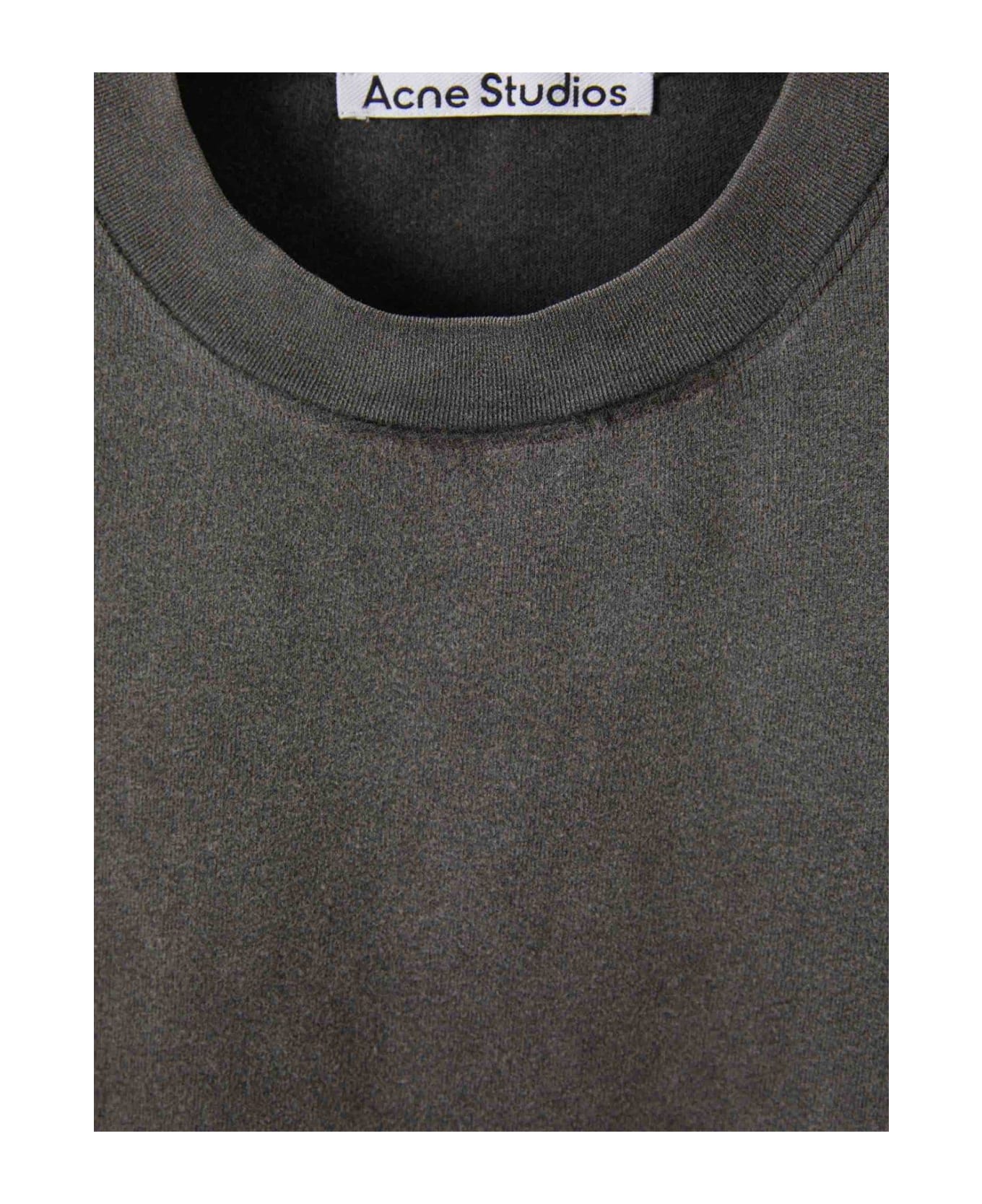 Acne Studios Gray Cotton T-shirt - BM0