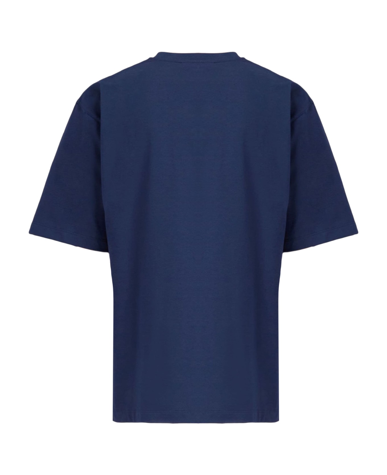 Marni Navy Blue Cotton T-shirt