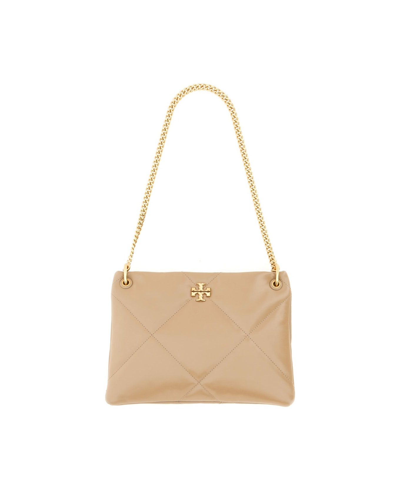 Tory Burch Kira Diamond Small Quilted Bag - BROWN