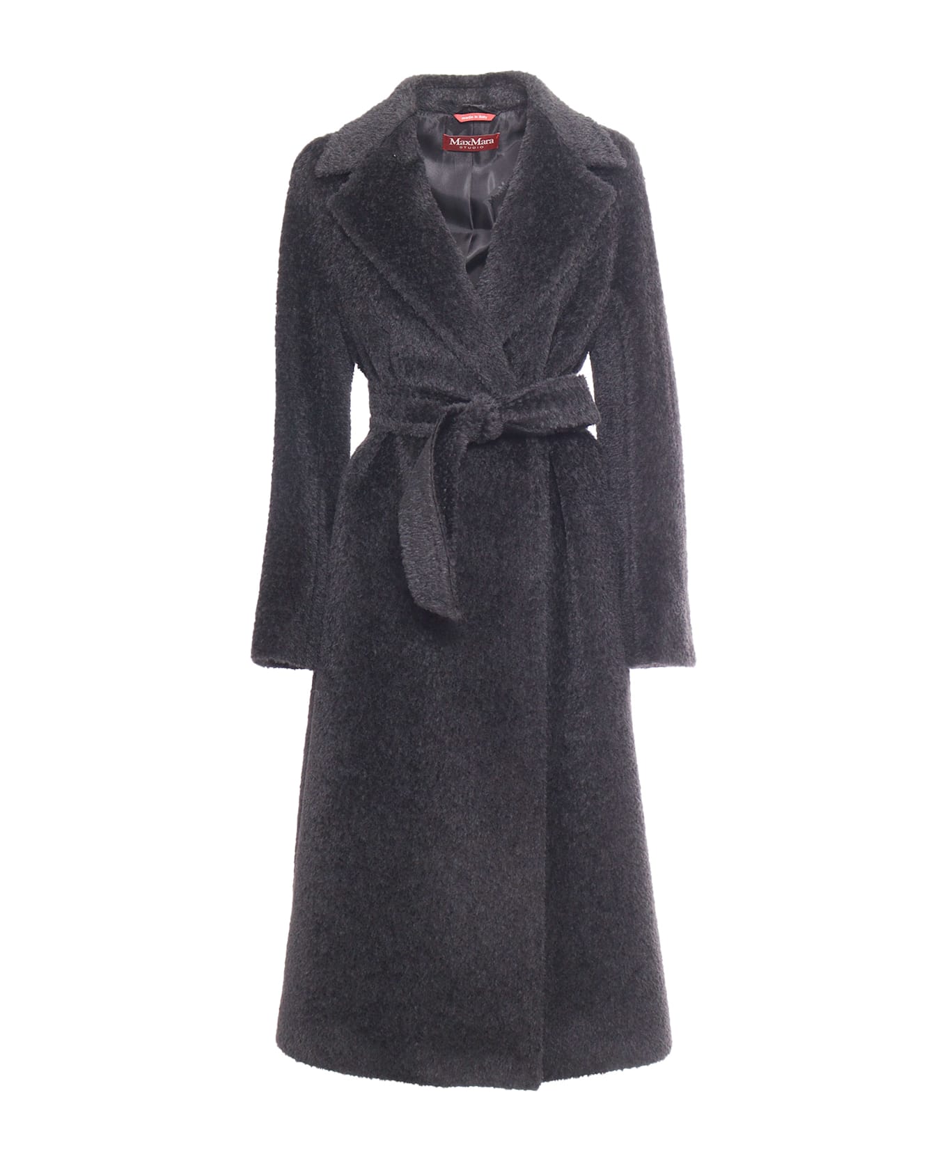 Max Mara Studio Nilo Black Coat - BLACK