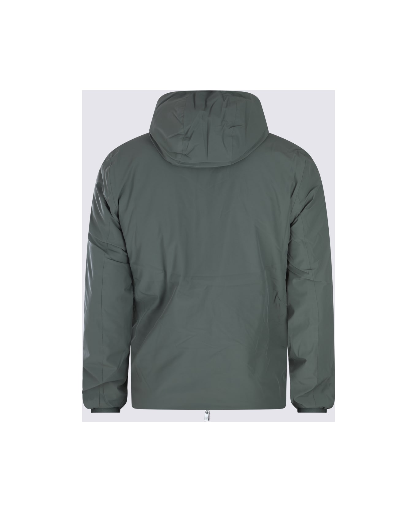 K-Way Green Jack St Warm Double Casual Jacket - GREEN BLACKISH-GREEN OAK