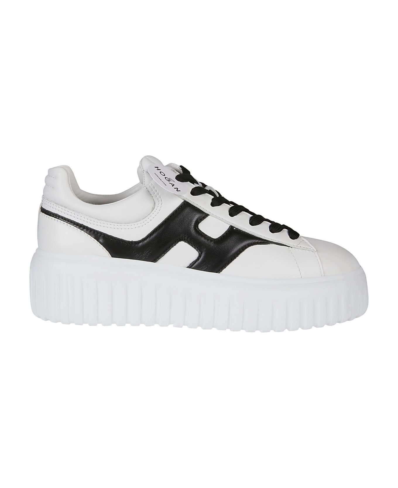 Hogan H-stripes Sneakers - Bianco/nero