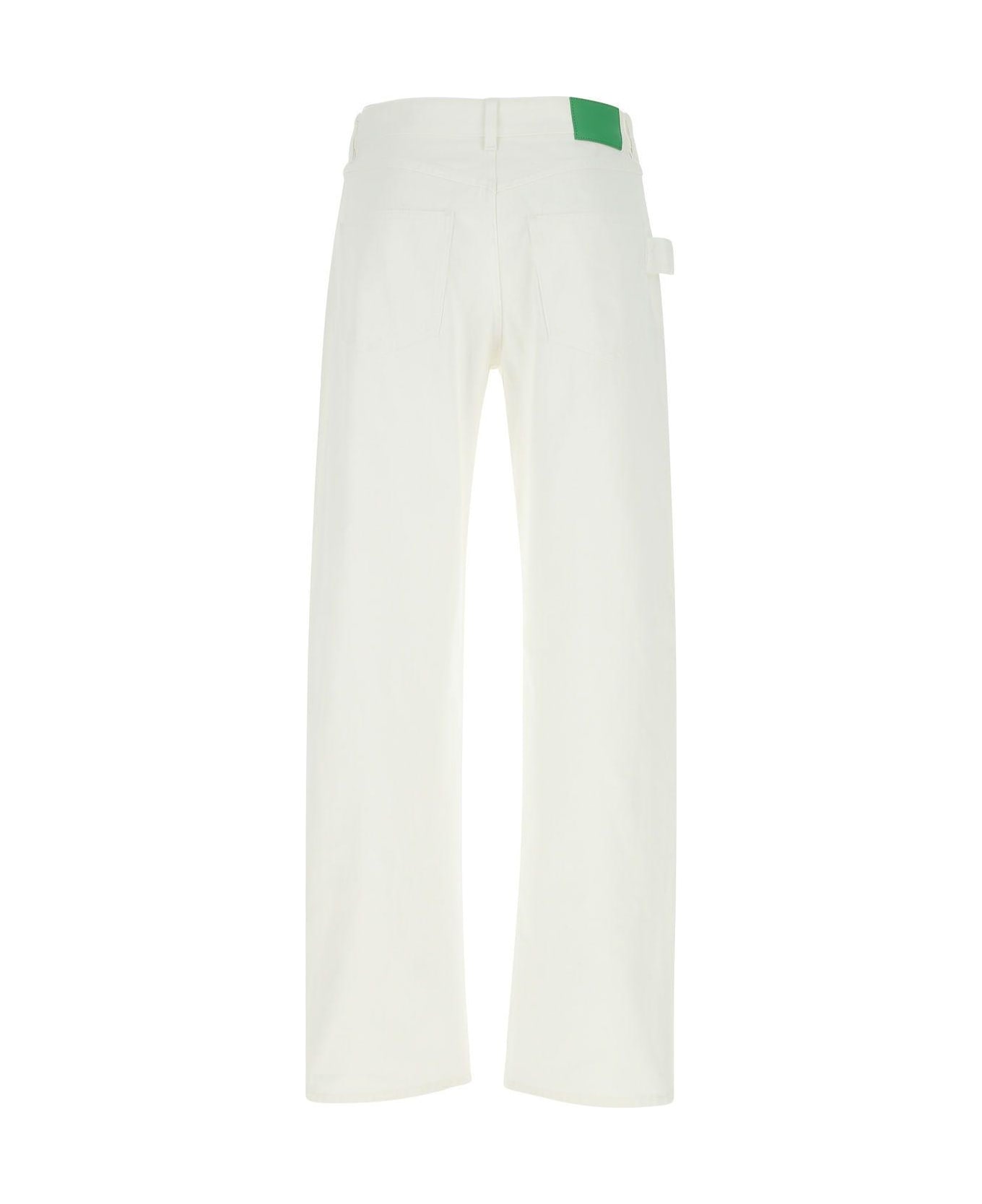 Bottega Veneta White Denim Jeans - WHITE