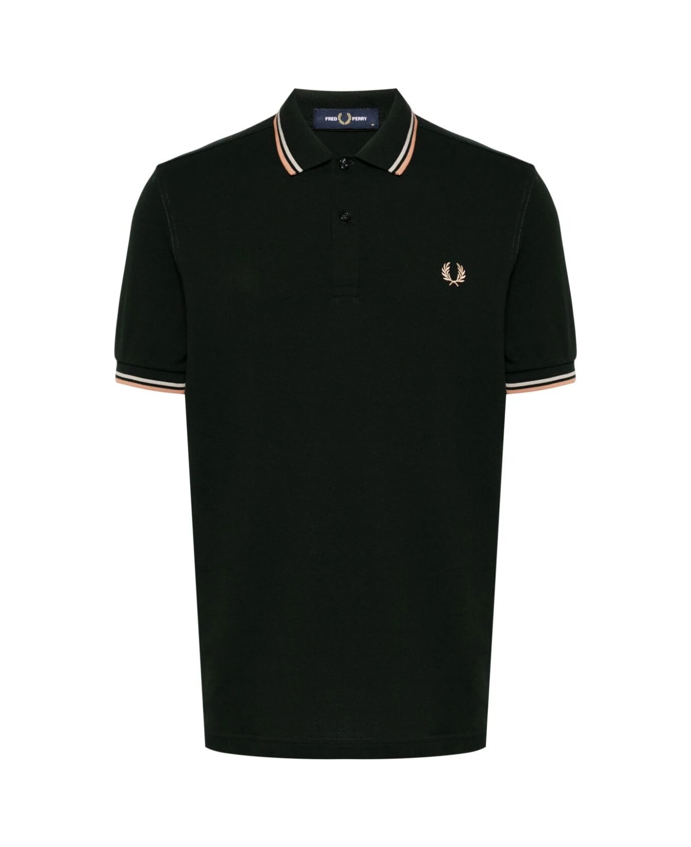 Fred Perry Fp Twin Tipped Shirt - Ngre Wrgrey Lrus