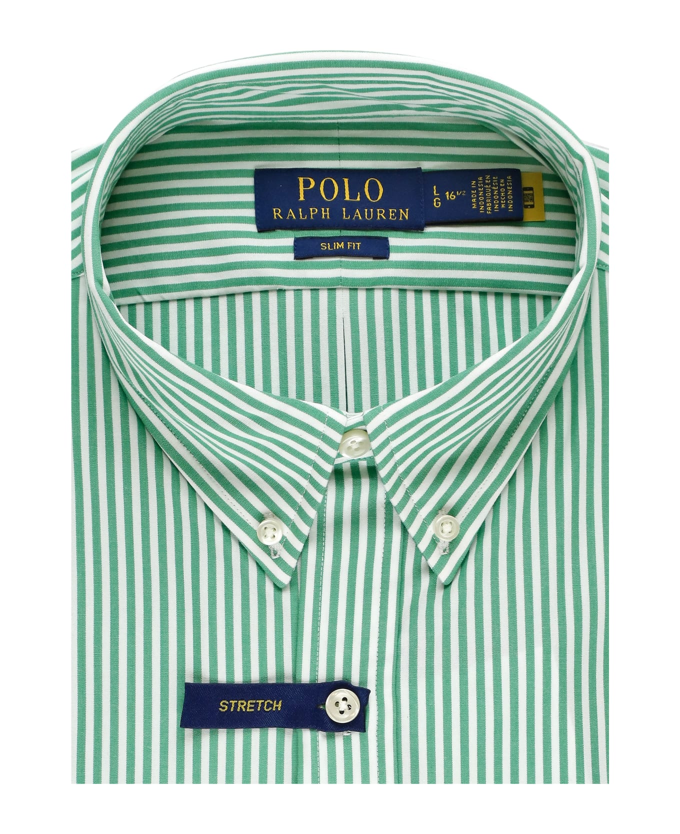 Polo Ralph Lauren Pony Shirt - White and green